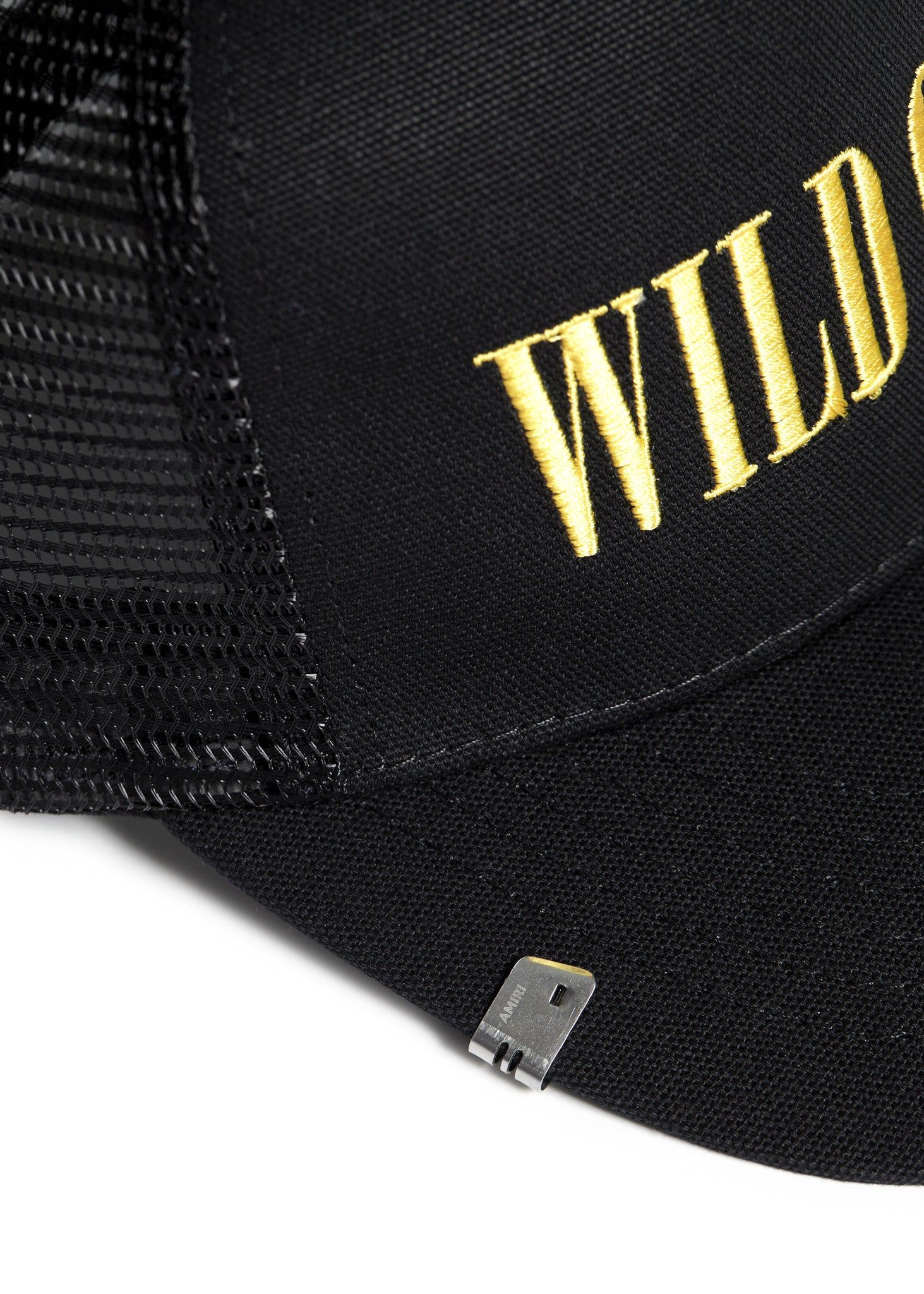 WILD ONES TRUCKER HAT BLACK/YELLOW sold by AMIRI product image thumbnail 3