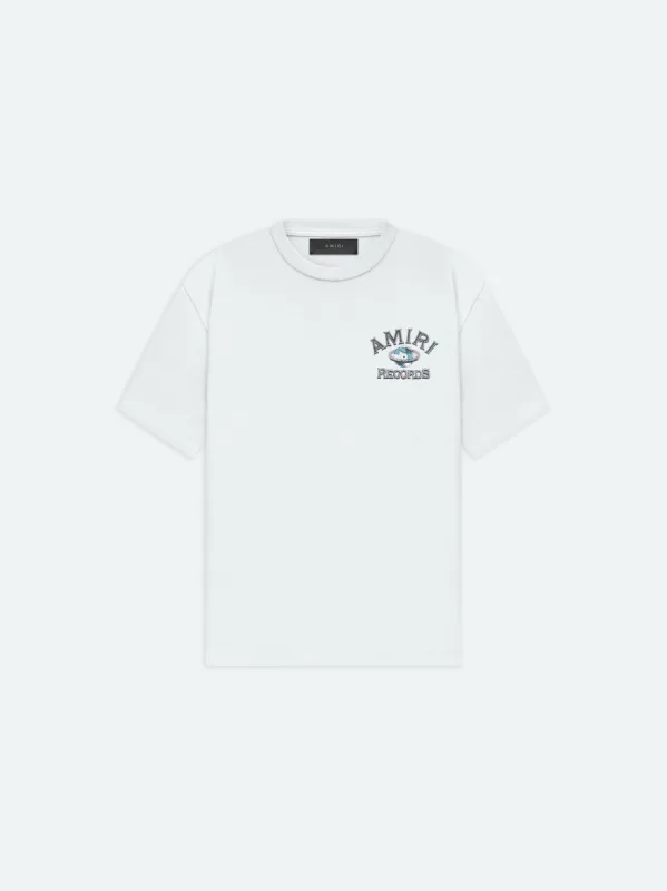 AMIRI GLOBAL RECORDS TEE - WHITE sold by AMIRI