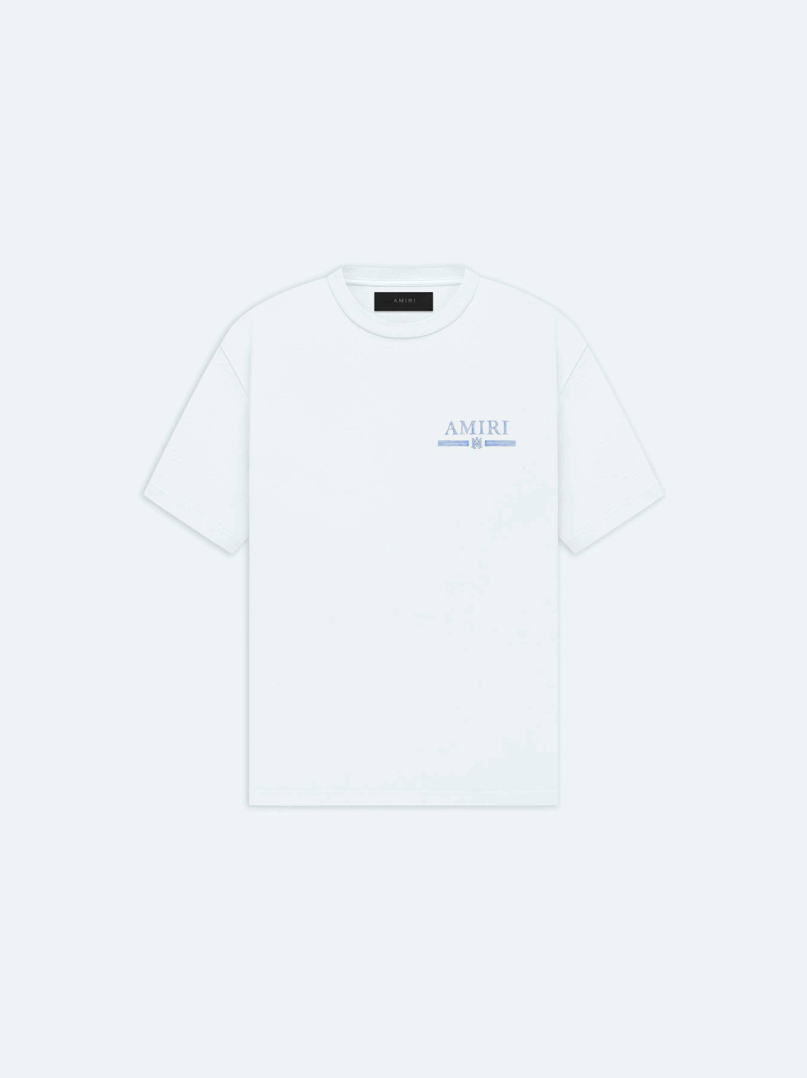 MA WATERCOLOR BAR TEE - White sold by AMIRI