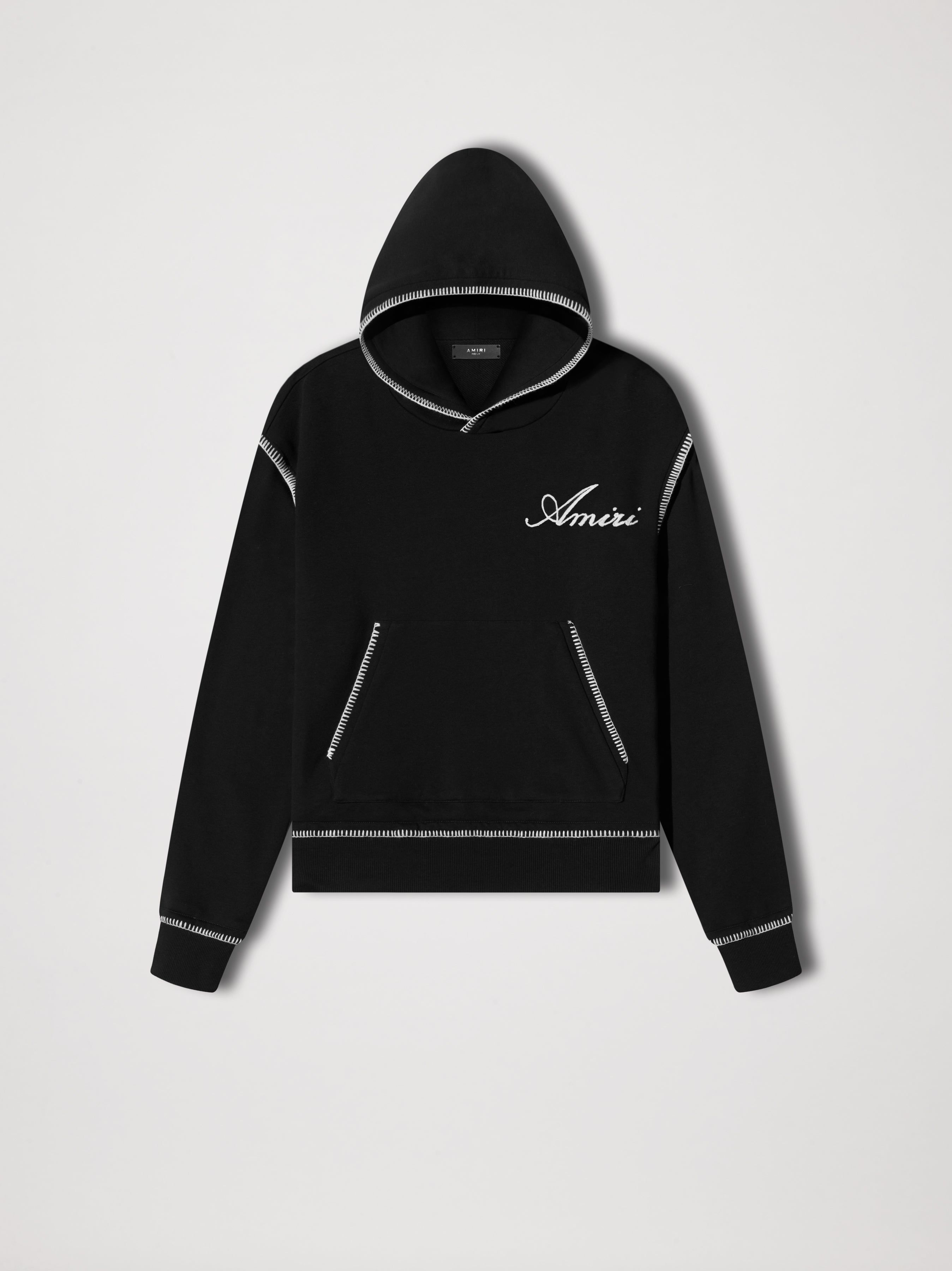 24AW new/AMIRI スターバーストロゴパーカー Hoodie Black 24AW new/AMIRI スターバーストロゴパーカー Hoodie Black