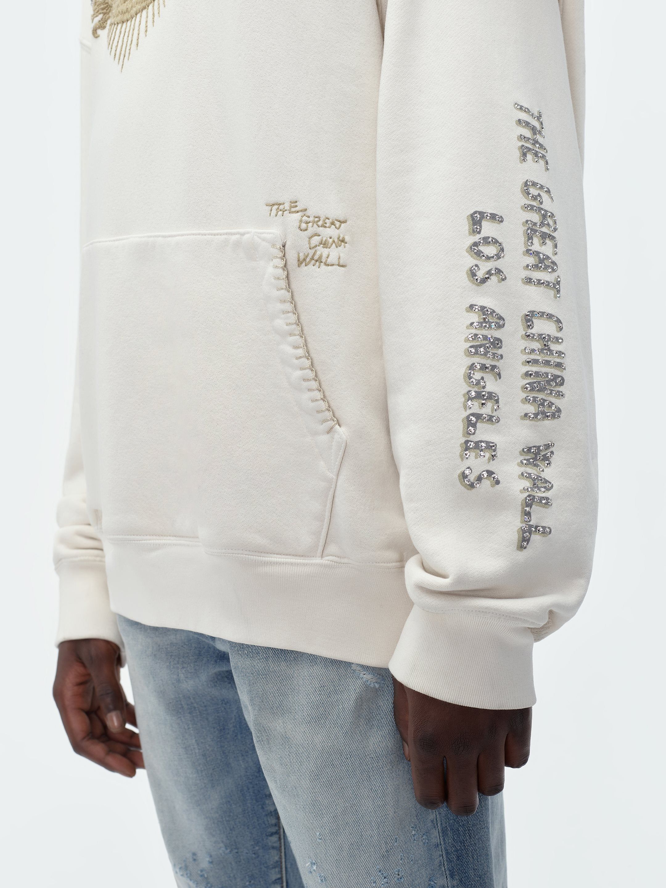 TGCW CRYSTAL EAGLE HOODIE - WHITE sold by AMIRI product image thumbnail 7