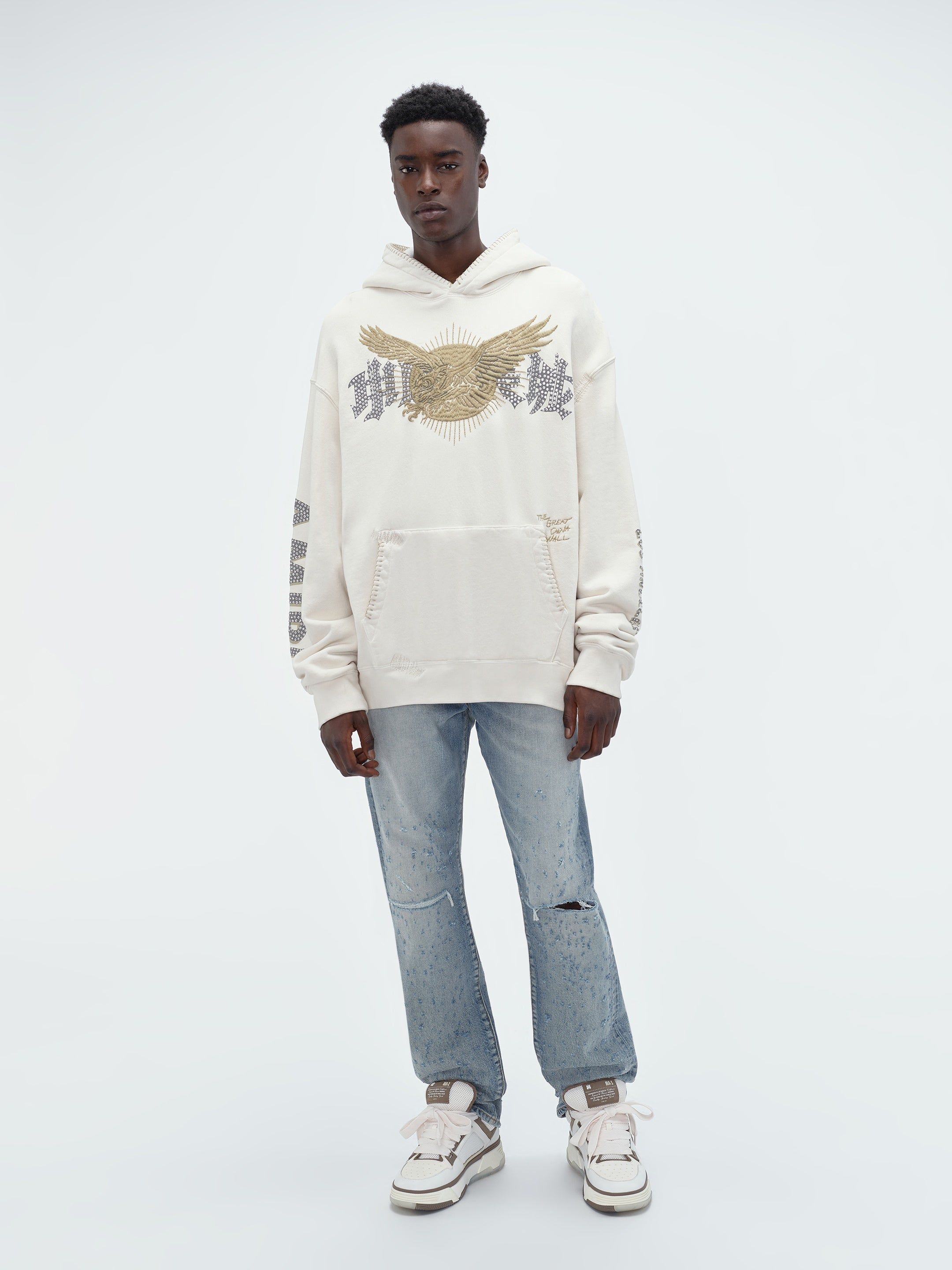 TGCW CRYSTAL EAGLE HOODIE - WHITE sold by AMIRI product image thumbnail 2