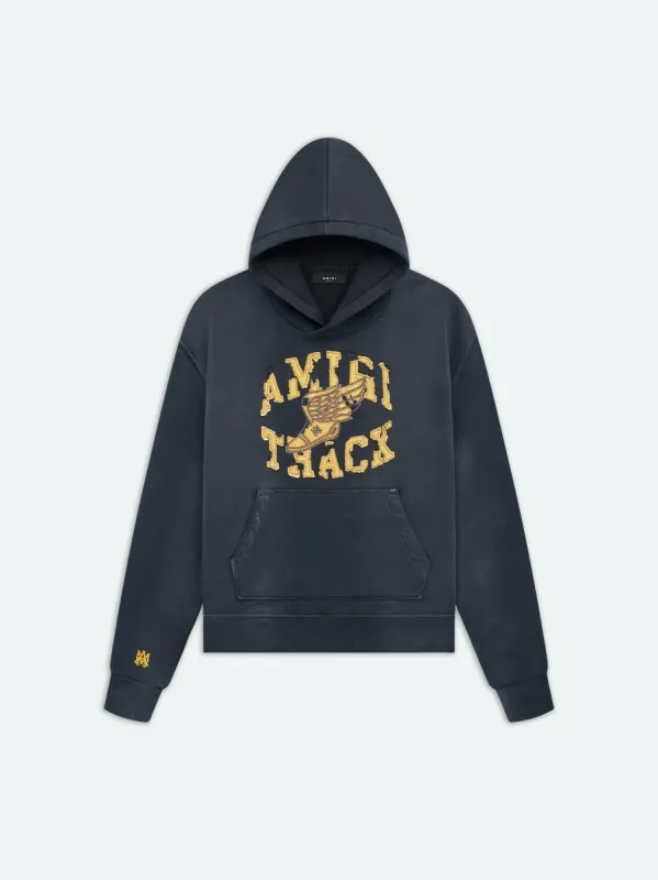 AMIRI TRACK HOODIE - Faded Black sold by AMIRI
