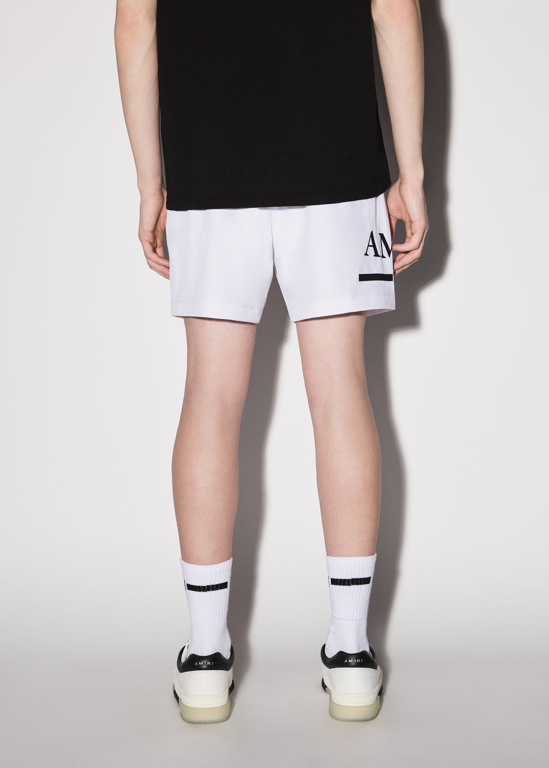MA BAR LOGO SWIM TRUNK - WHITE sold by AMIRI product image thumbnail 4