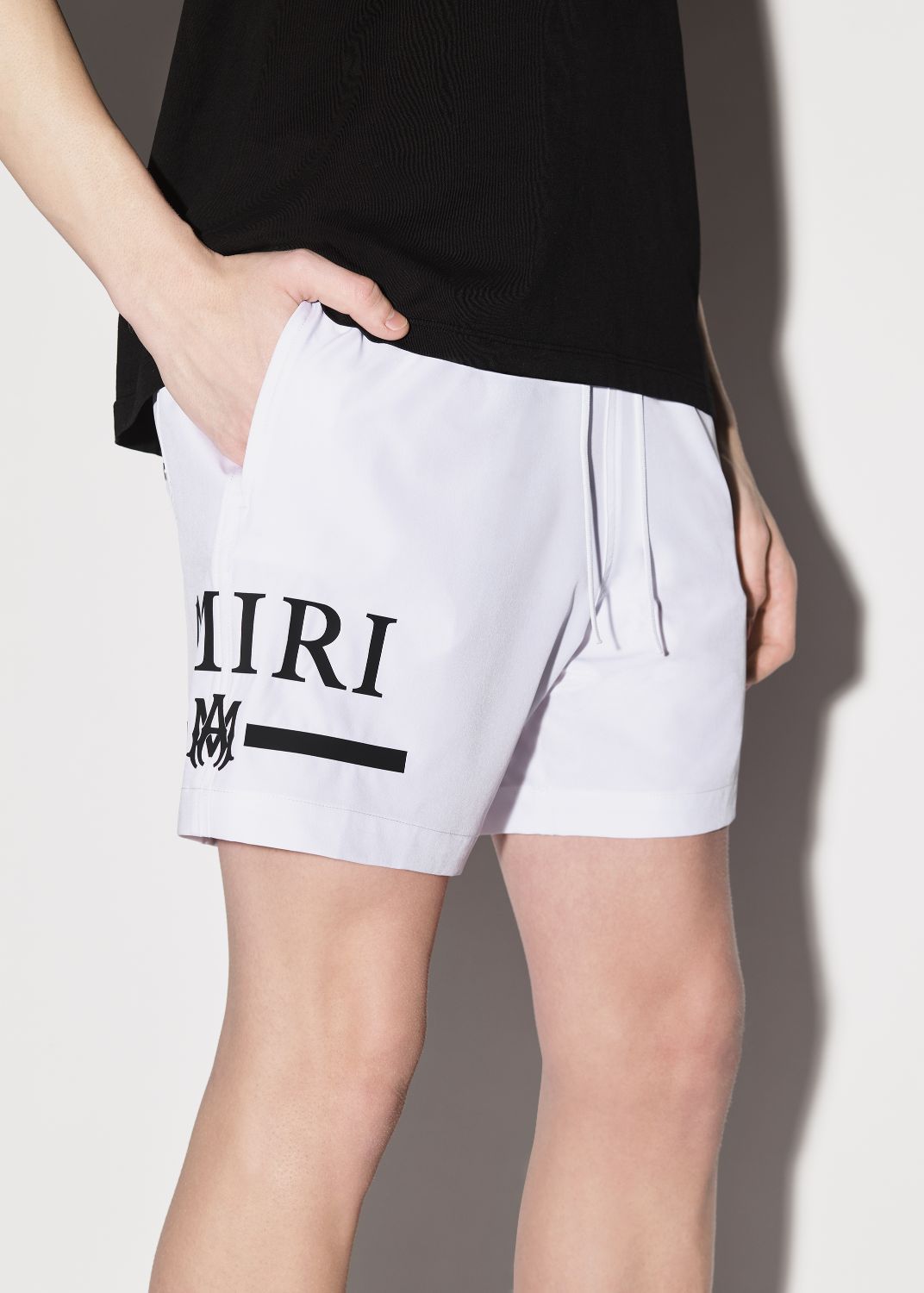 MA BAR LOGO SWIM TRUNK - WHITE sold by AMIRI product image thumbnail 5