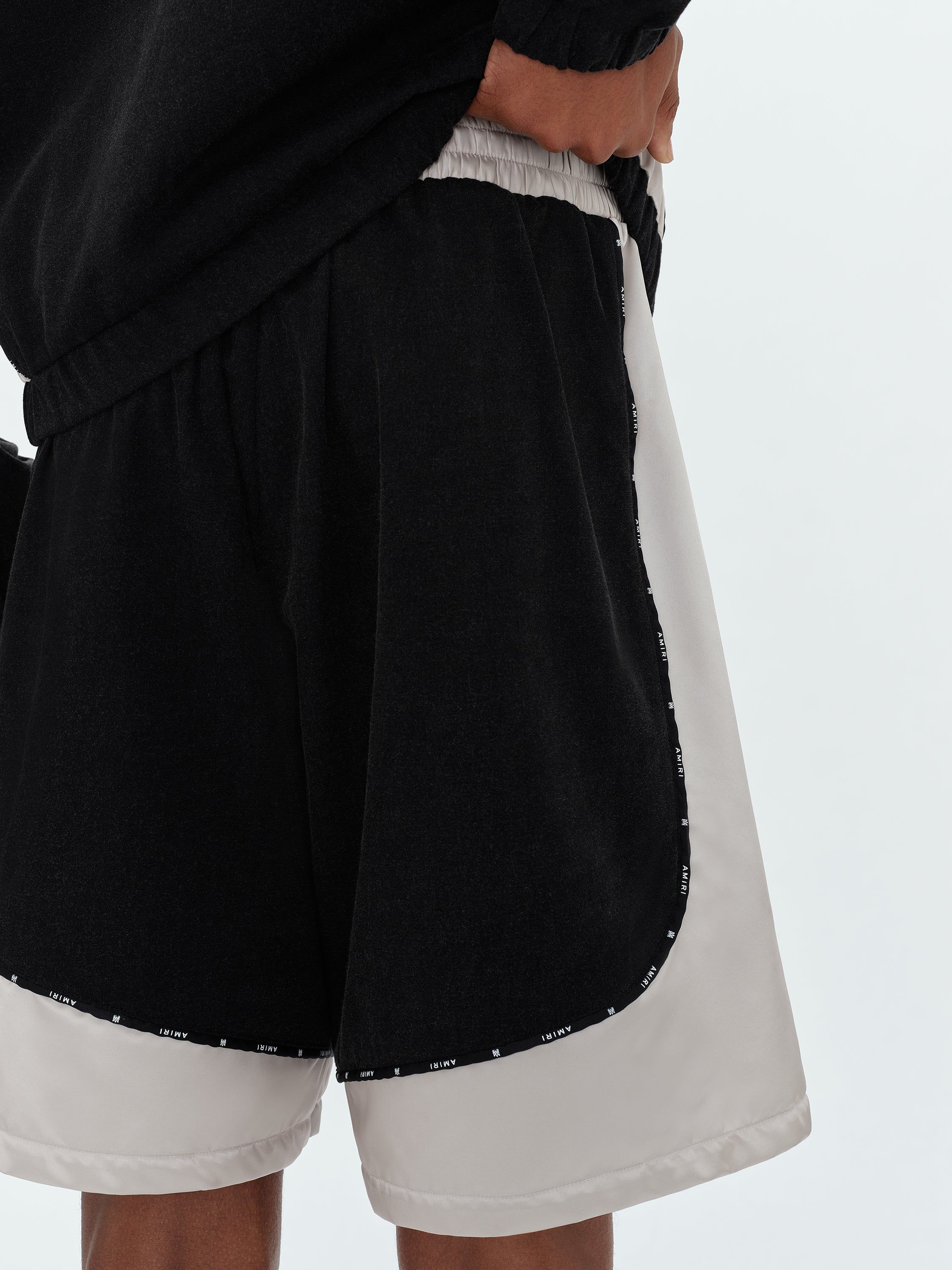 SATIN/DENIM BLOCK SHORT - BLACK sold by AMIRI product image thumbnail 7