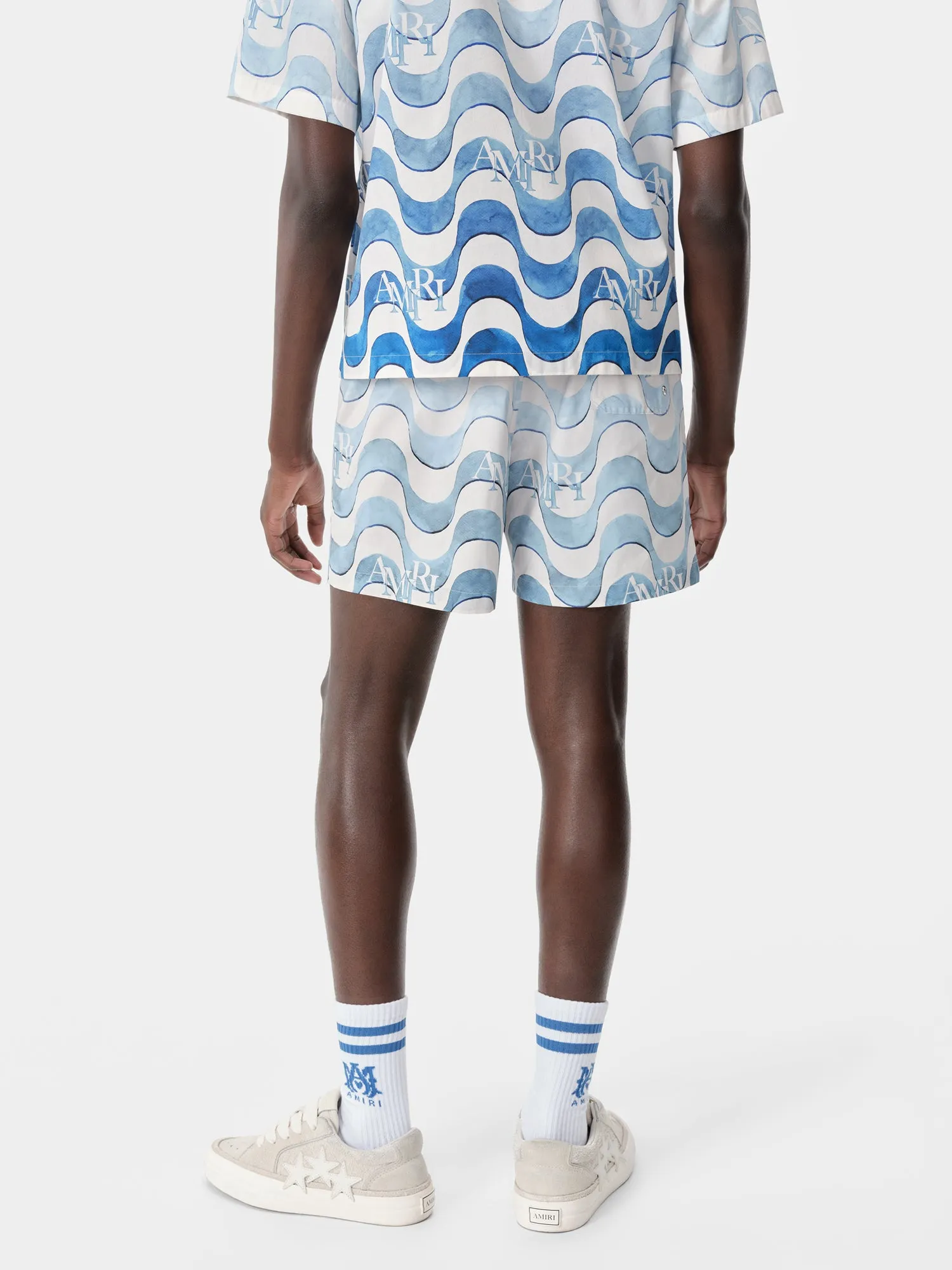 AMIRI STAGGERED SWIM TRUNK - Cerulean sold by AMIRI product image thumbnail 3