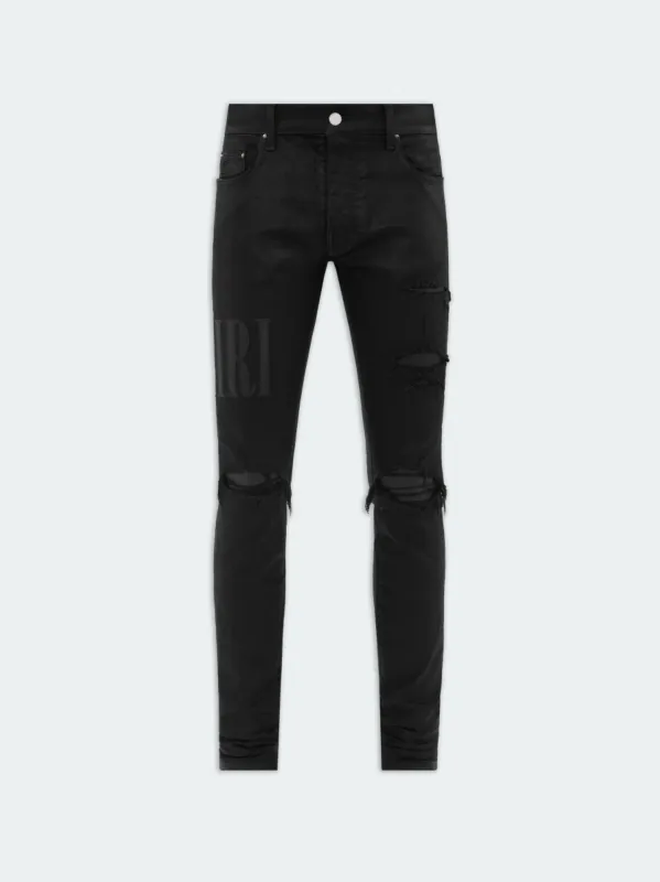 WAX LOGO JEAN - Black made by AMIRI