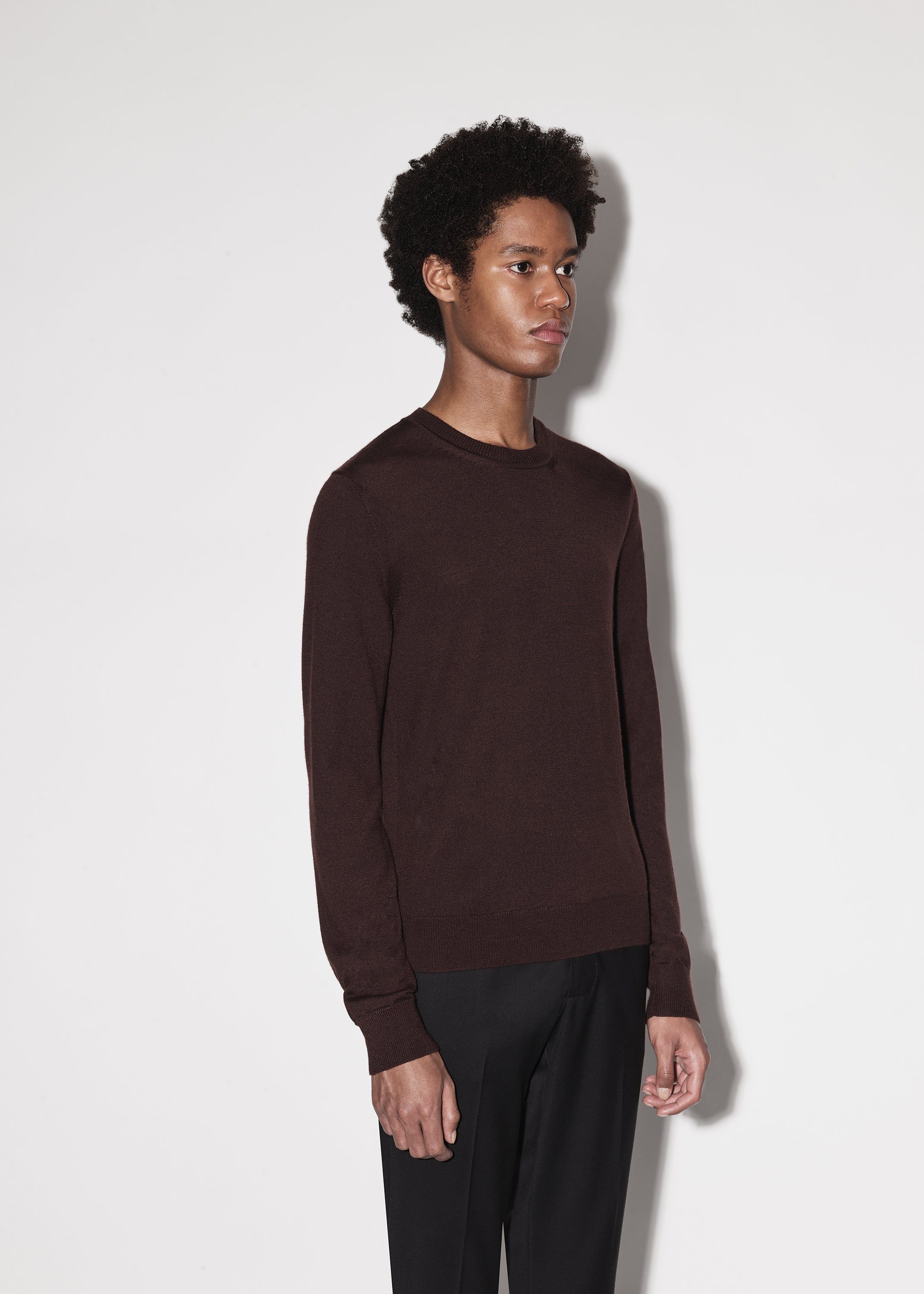 M.A. EMBROIDERED CREW - BROWN sold by AMIRI product image thumbnail 3