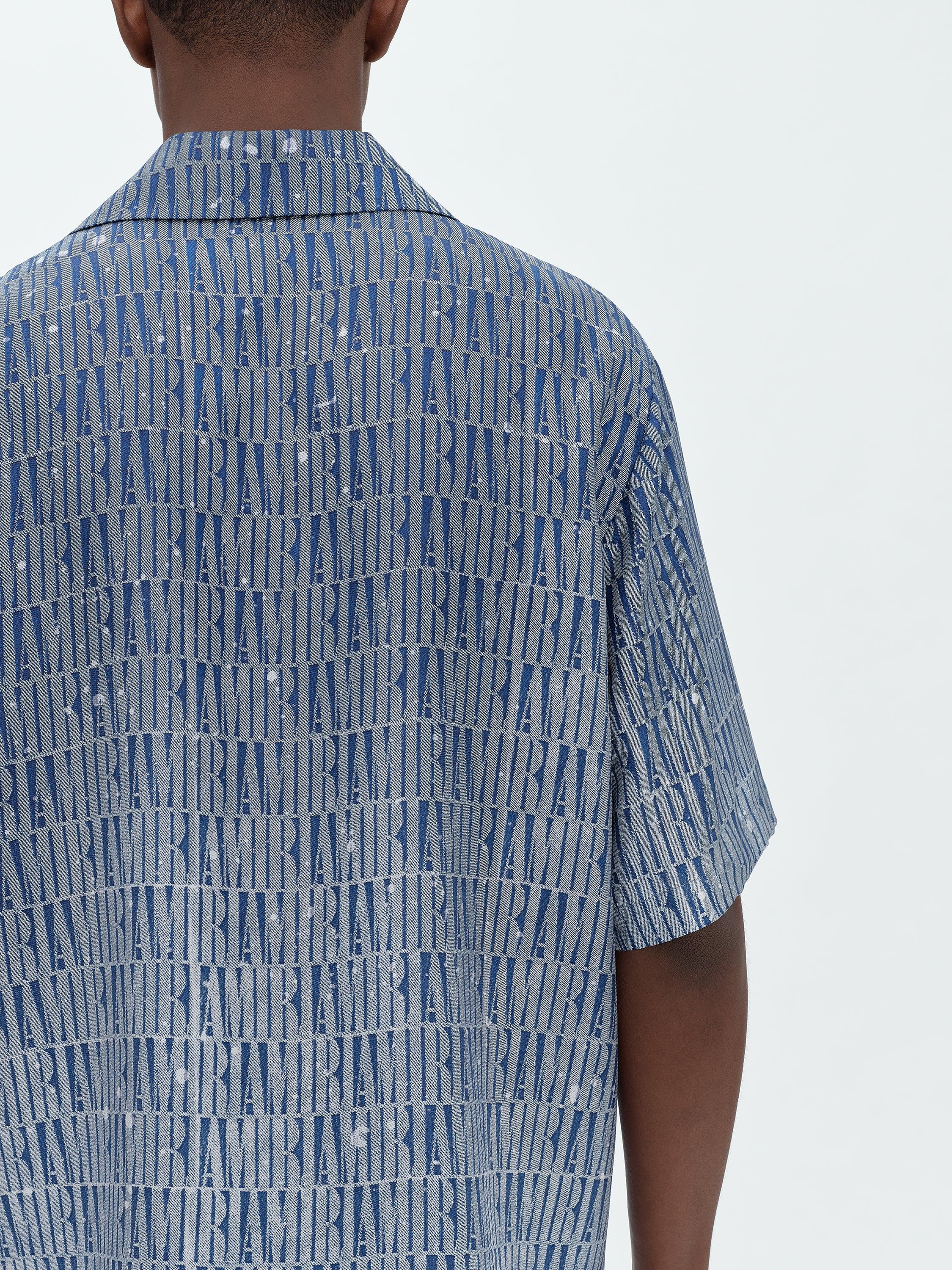 AMIRI GRADIENT BOWLING SHIRT - BLUE sold by AMIRI product image thumbnail 5