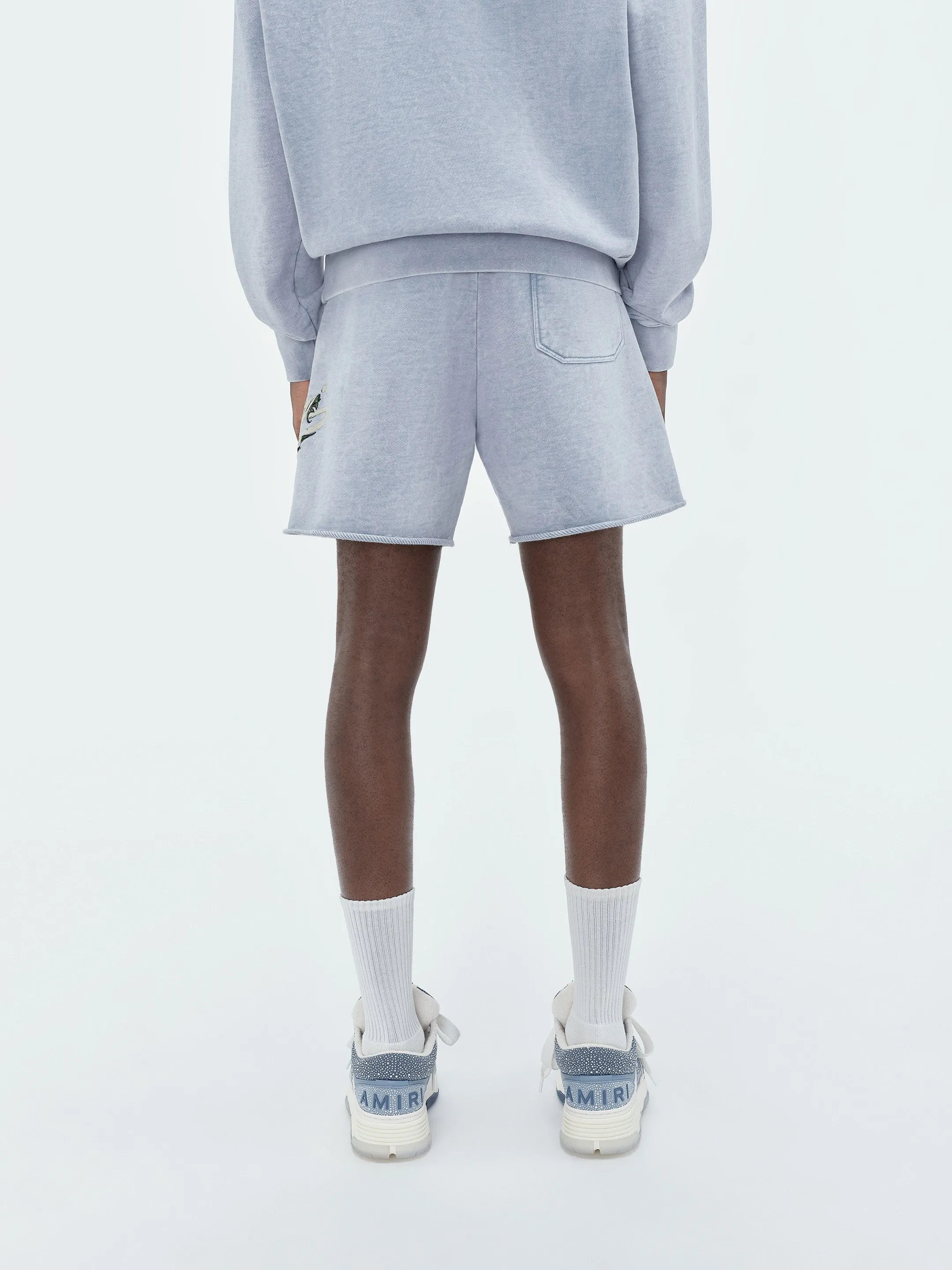 AMIRI FILIGREE SWEATSHORT - Ashley Blue | Parallel