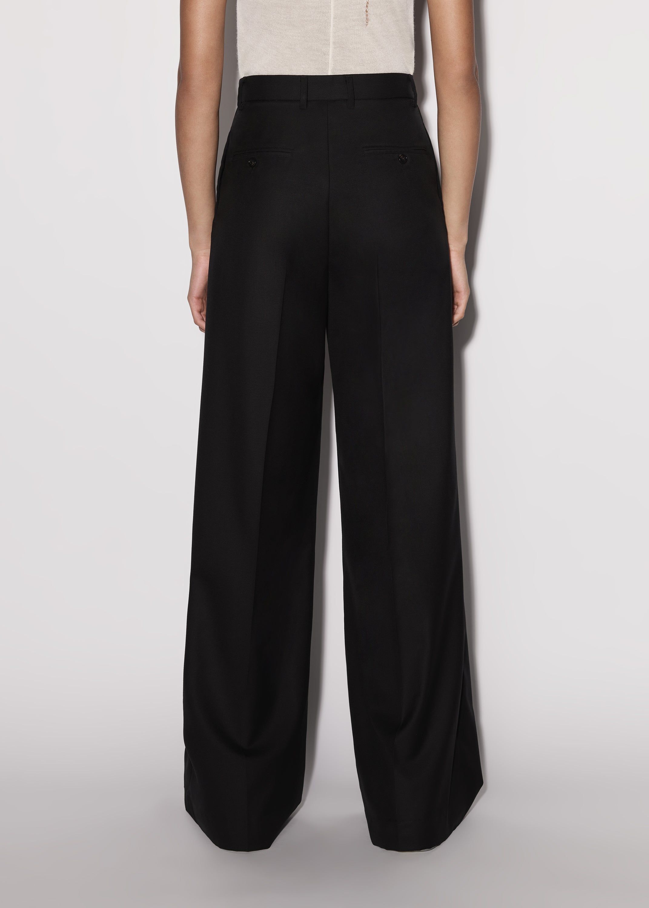 WOMEN - WIDE LEG TROUSER - BLACK sold by AMIRI product image thumbnail 5