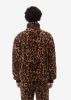 LEOPARD FLEECE JACKET - BROWN / TAN sold by AMIRI