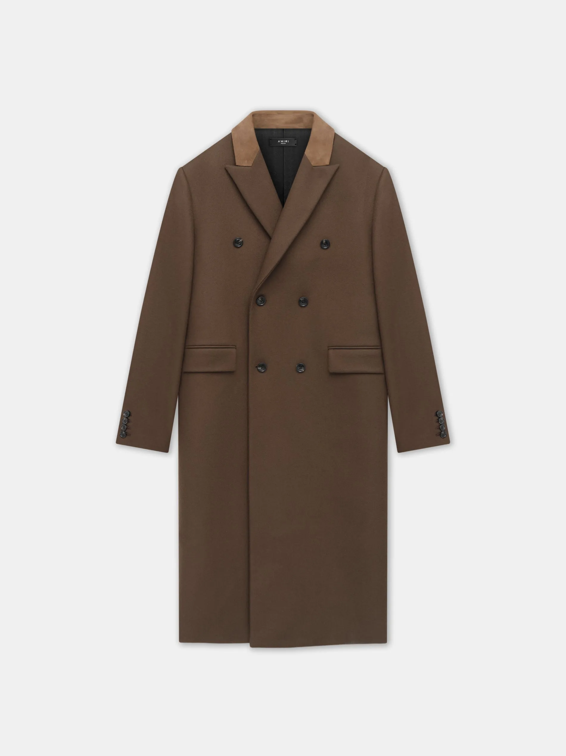 DOUBLE-BREASTED OVERCOAT - Dark Brown sold by AMIRI product image thumbnail 5