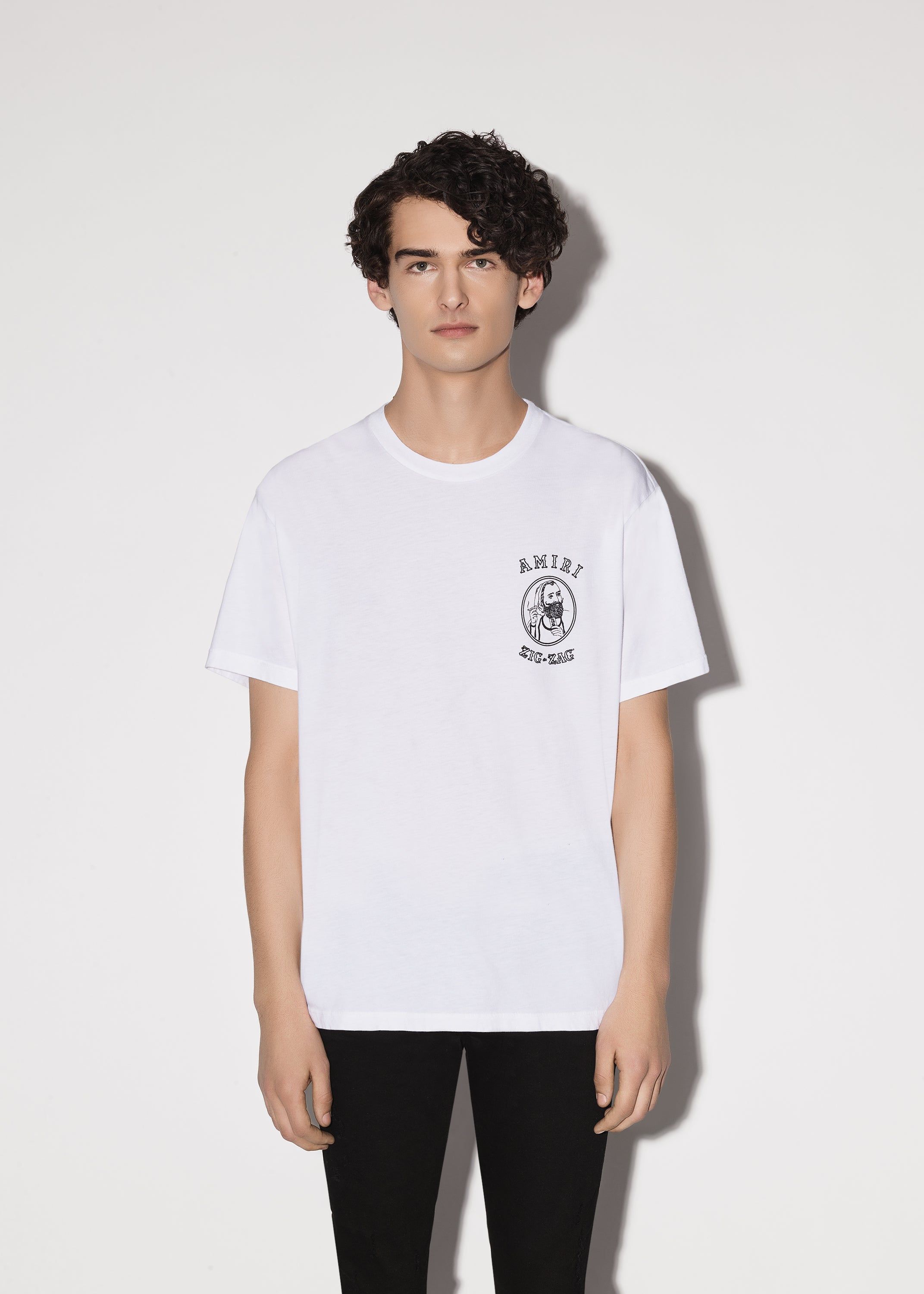 AMIRI X ZIG-ZAG TEE - WHITE sold by AMIRI product image thumbnail 2