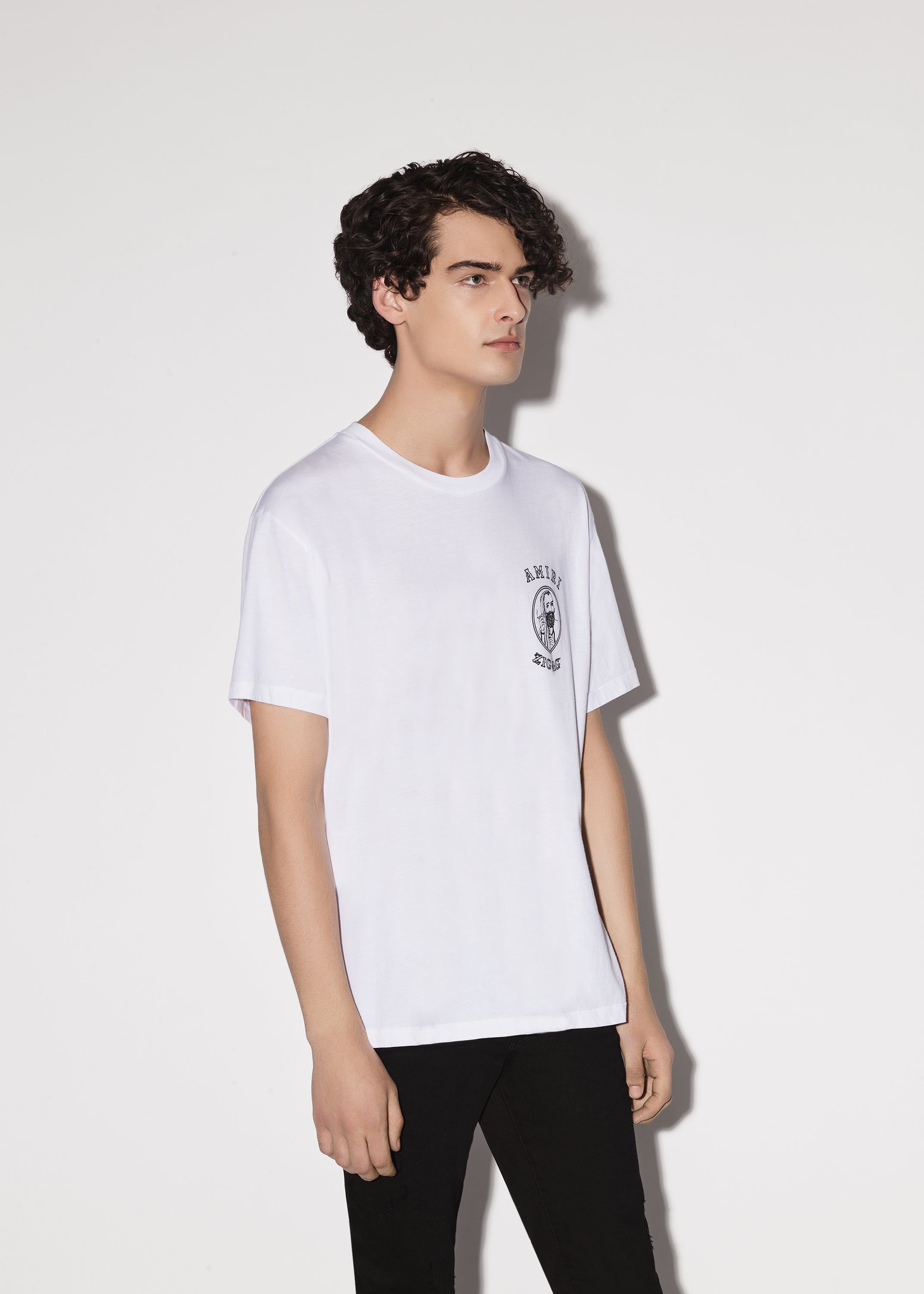 AMIRI X ZIG-ZAG TEE - WHITE sold by AMIRI product image thumbnail 3