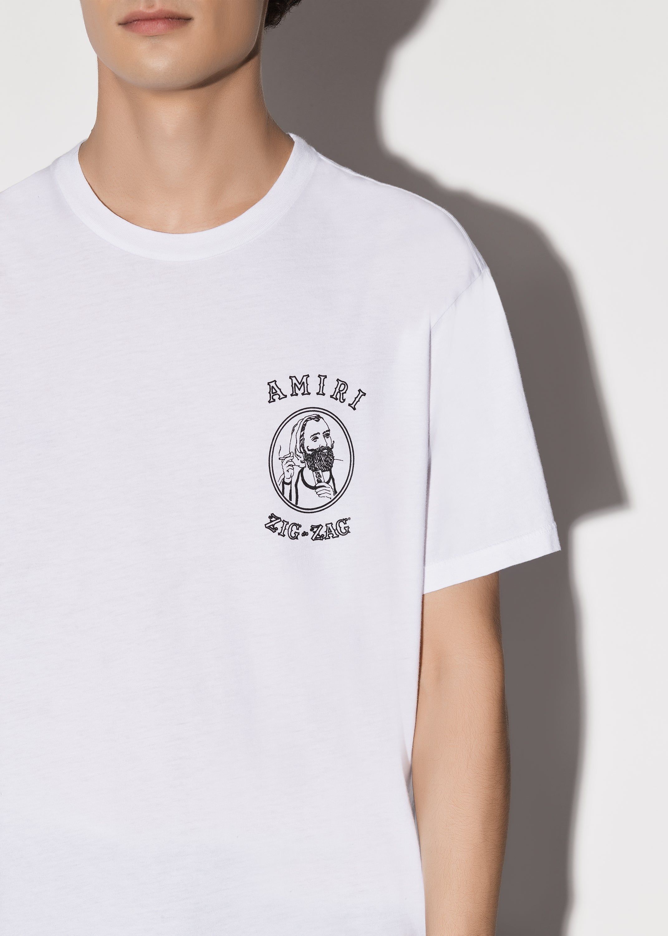 AMIRI X ZIG-ZAG TEE - WHITE sold by AMIRI product image thumbnail 5