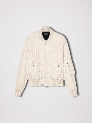 WOMEN - AMIRI BOMBER JACKET - ALABASTER made by AMIRI
