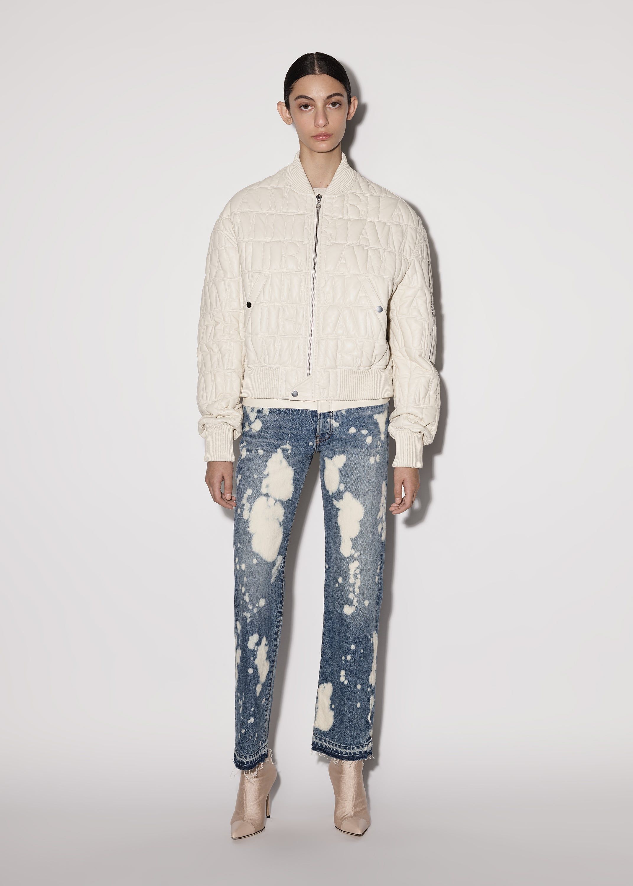 WOMEN - AMIRI BOMBER JACKET - ALABASTER sold by AMIRI product image thumbnail 2