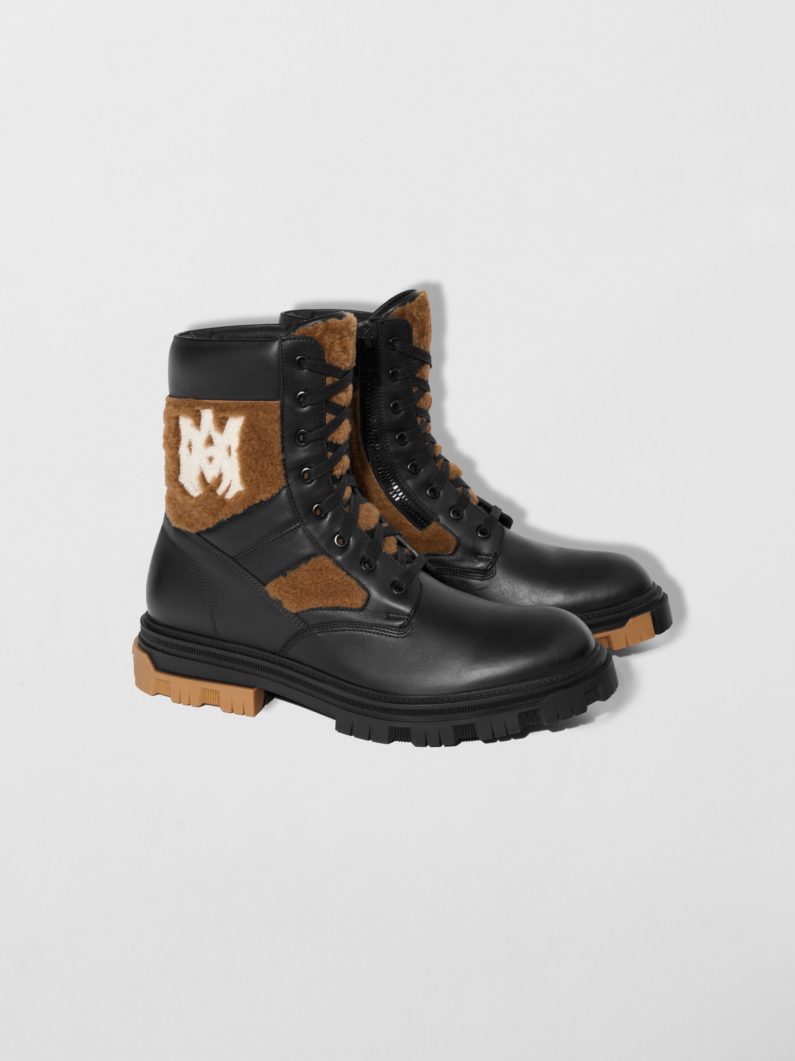 "MA" SHEARLING COMBAT BOOT - BLACK sold by AMIRI product image thumbnail 2