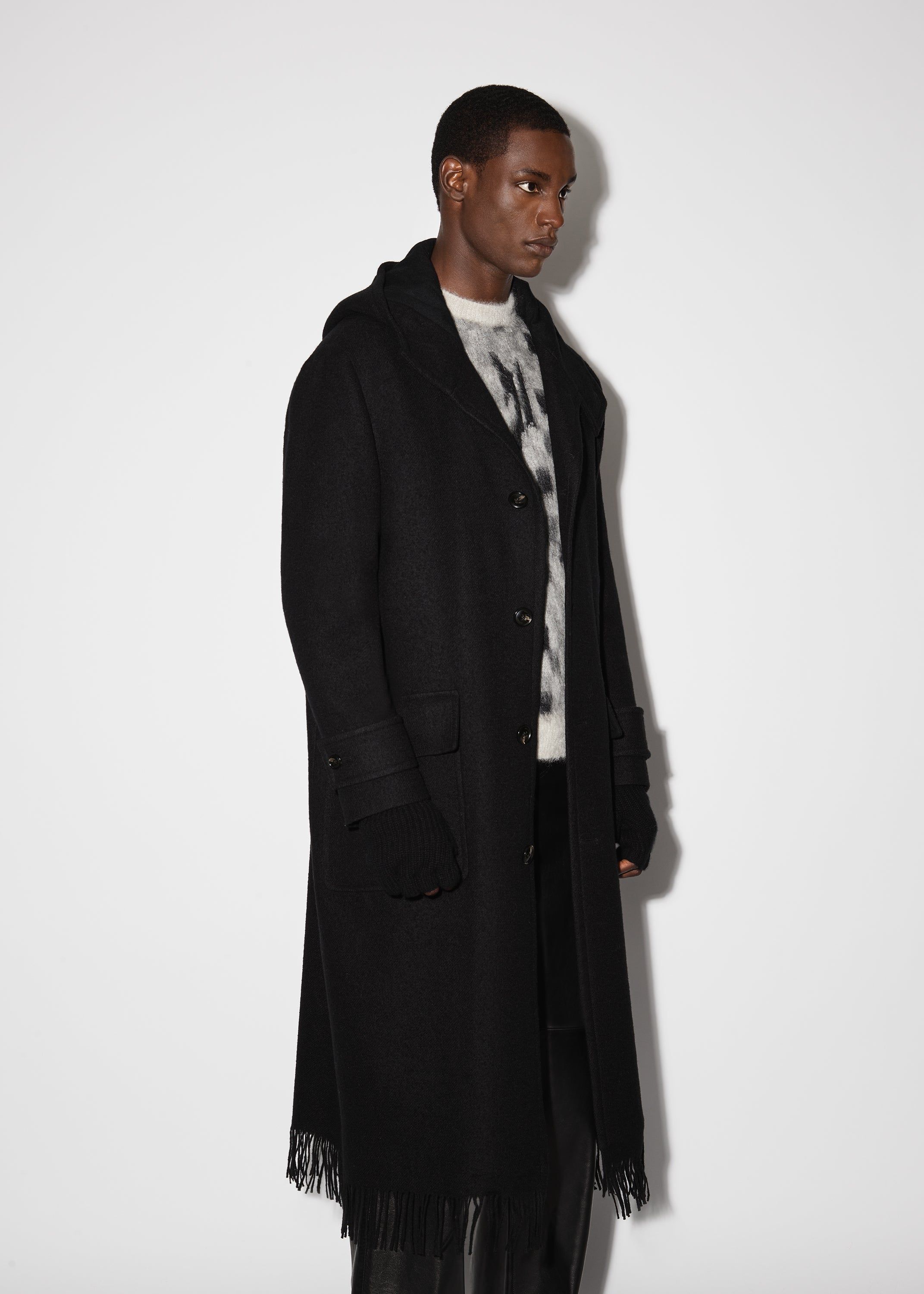 LONG DUFFLE OUTERWEAR - BLACK sold by AMIRI product image thumbnail 4