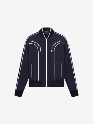 SHEEN TRACK JACKET - NAVY made by AMIRI