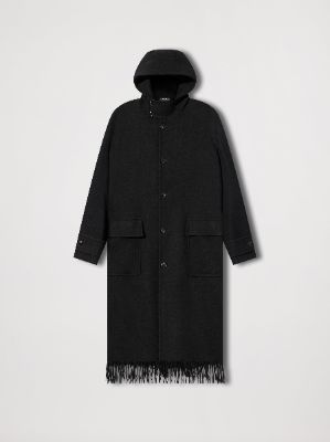 LONG DUFFLE OUTERWEAR - BLACK sold by AMIRI