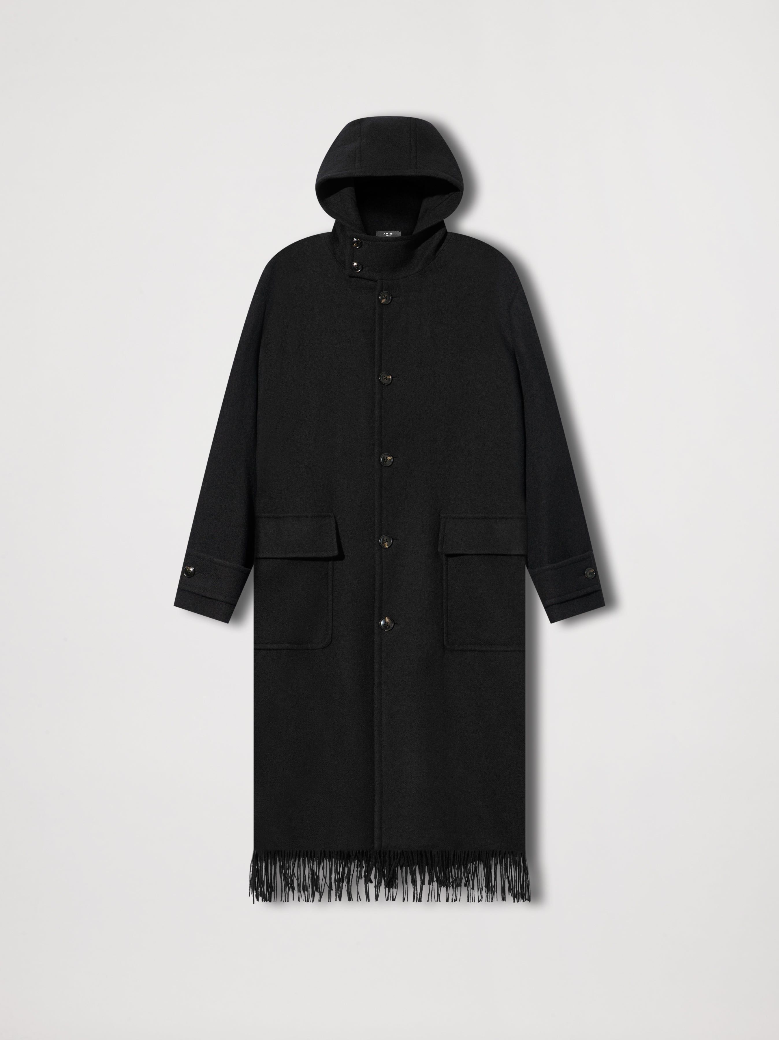 LONG DUFFLE OUTERWEAR - BLACK sold by AMIRI