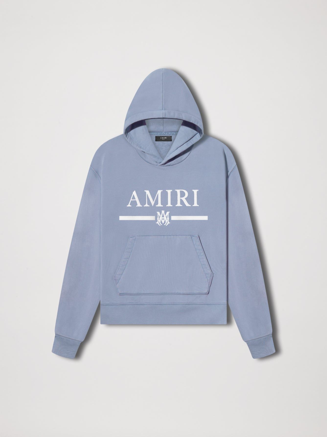 MA BAR LOGO HOODIE - DUSTY BLUE sold by AMIRI
