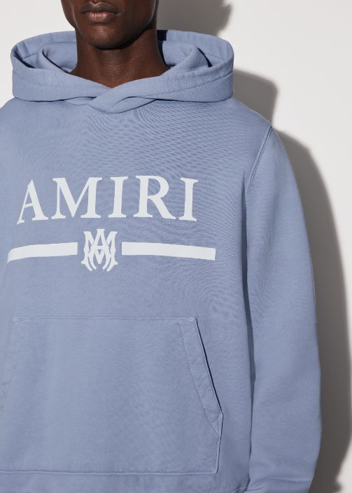 MA BAR LOGO HOODIE - DUSTY BLUE sold by AMIRI product image thumbnail 5