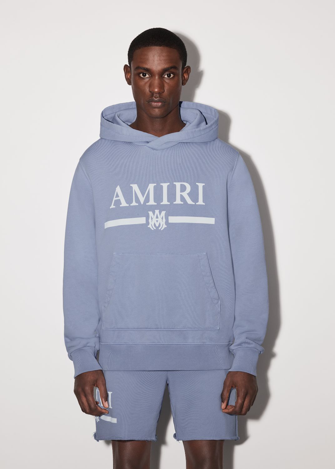 MA BAR LOGO HOODIE - DUSTY BLUE sold by AMIRI product image thumbnail 2