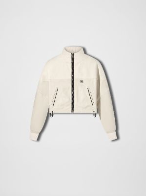 WOMEN - HYBRID TRACK JACKET - ALABASTER sold by AMIRI
