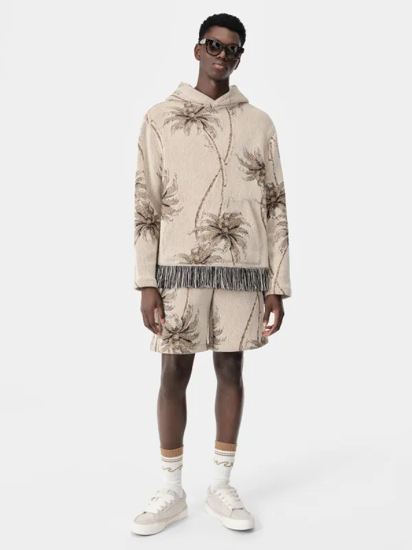 TWISTED PALMS TAPESTRY HOODIE - Alabaster made by AMIRI
