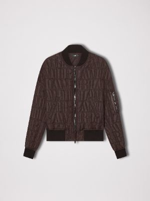 WOMEN - QUILTED AMIRI DOWN BOMBER - BROWN made by AMIRI
