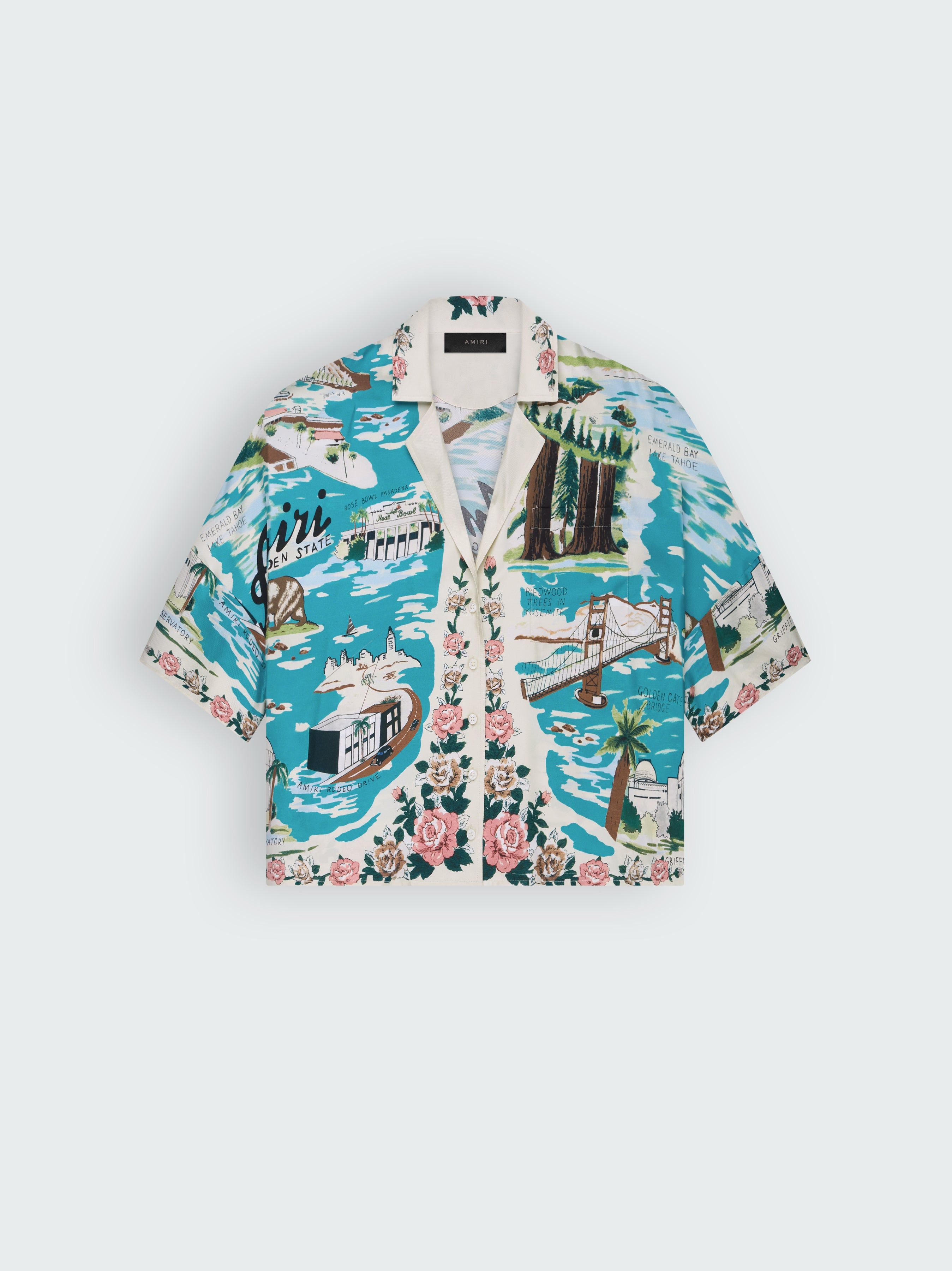 WOMEN - CALIFORNIA BOWLING SHIRT - MULTI sold by AMIRI