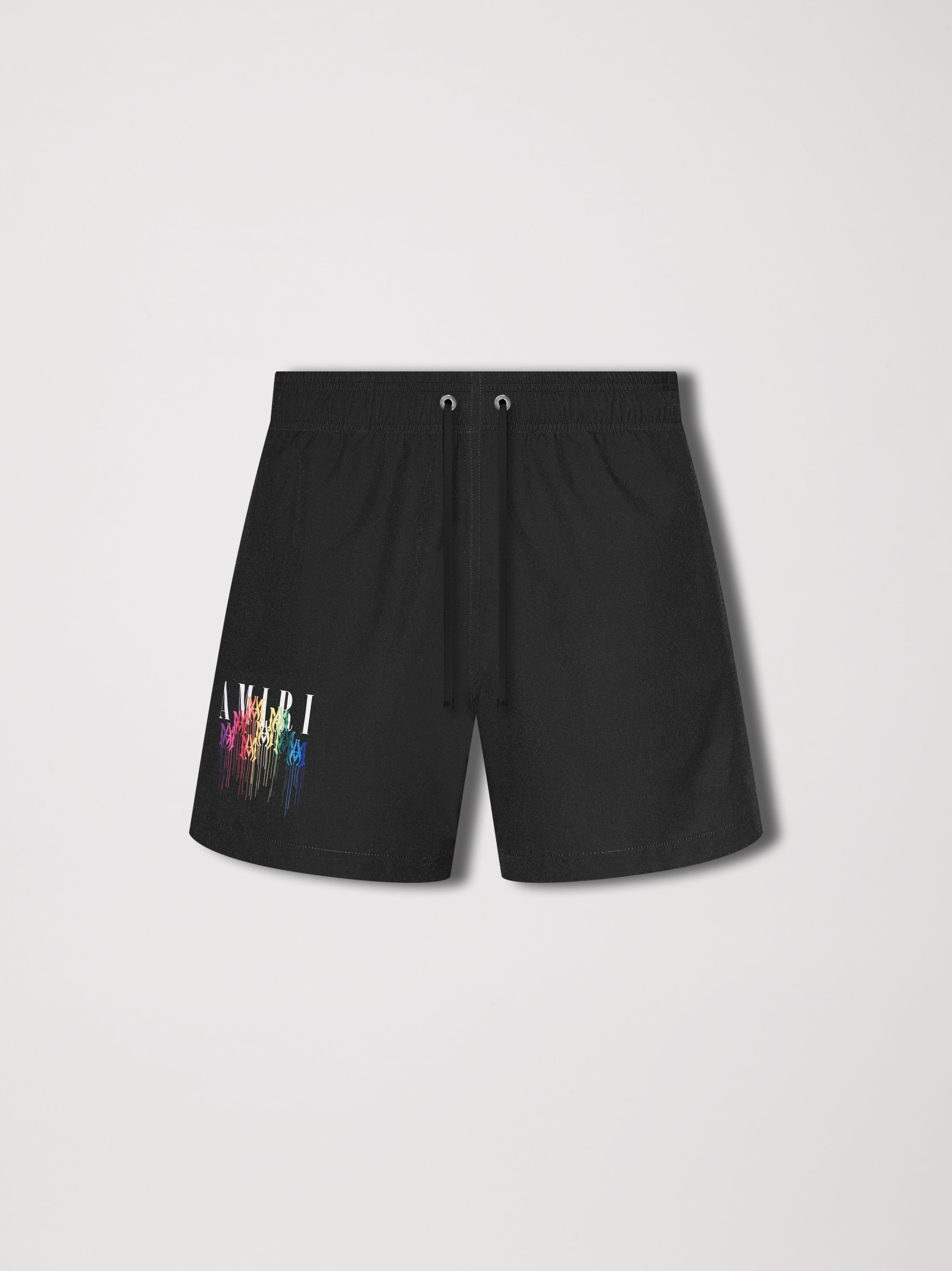 M.A. DRIP SWIM TRUNKS - BLACK sold by AMIRI