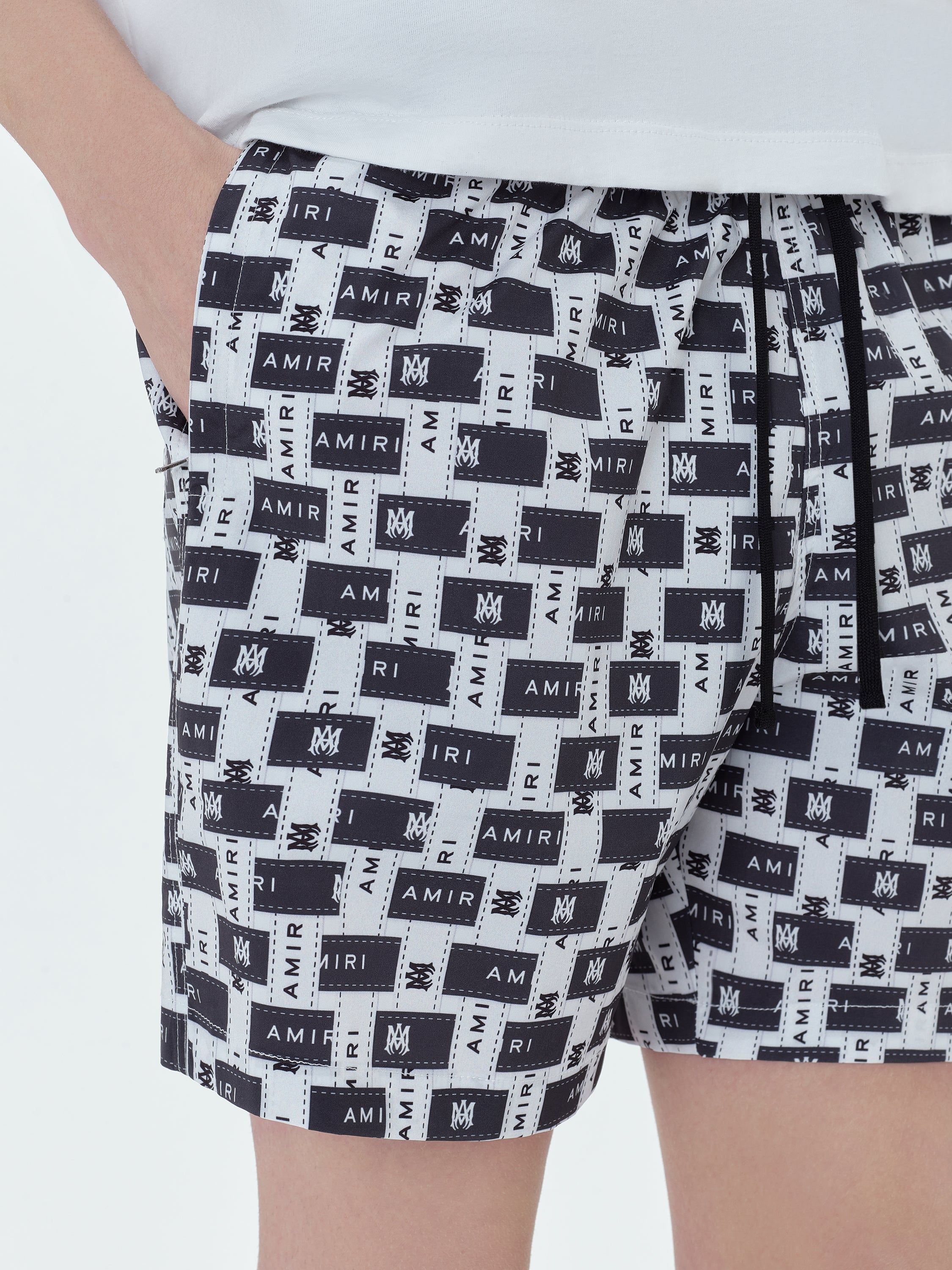 AMIRI INTERWEAVE SWIMTRUNK - BLACK WHITE sold by AMIRI product image thumbnail 5