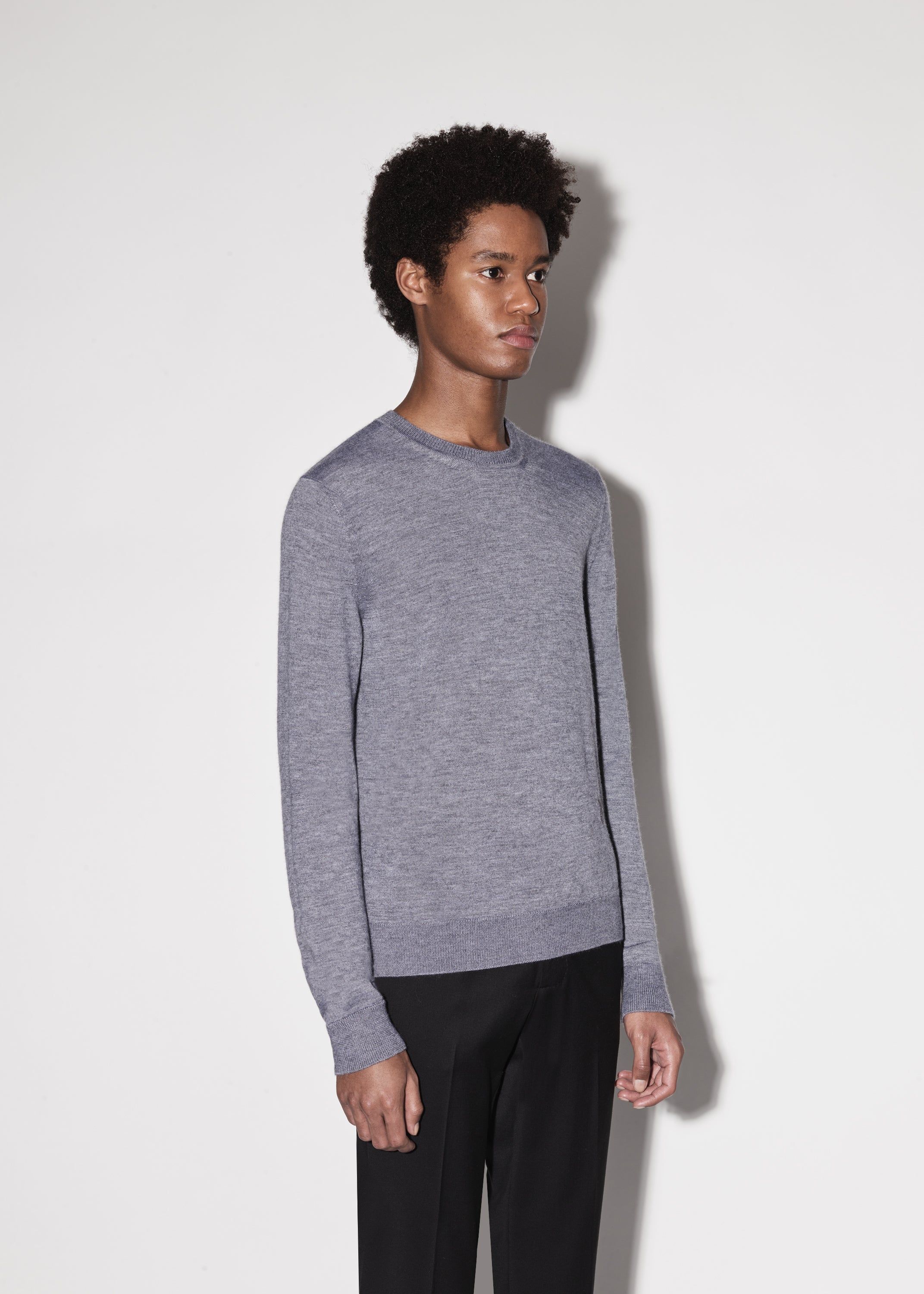 M.A. EMBROIDERED CREW - GREY sold by AMIRI product image thumbnail 3