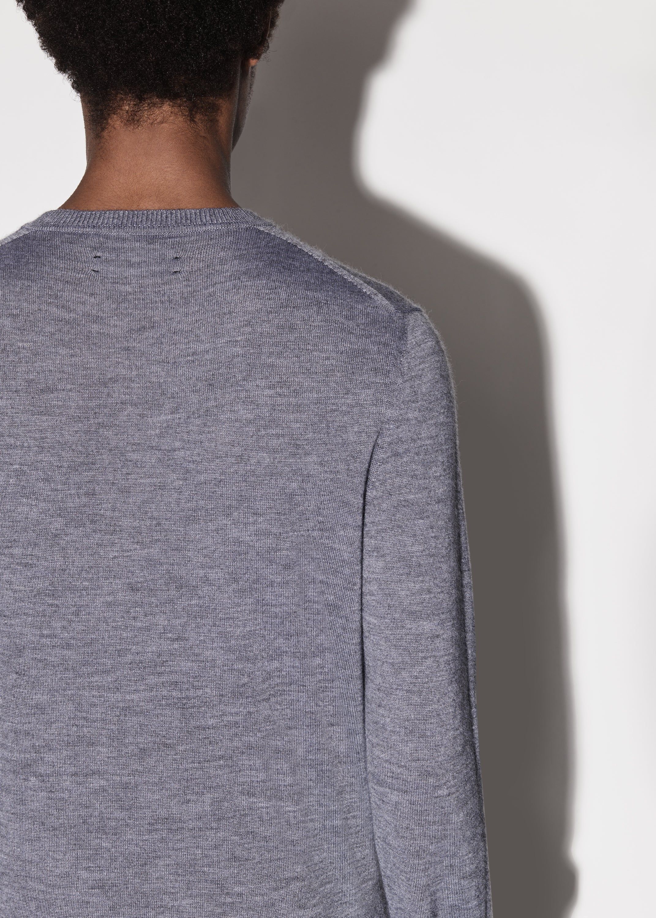 M.A. EMBROIDERED CREW - GREY sold by AMIRI product image thumbnail 7