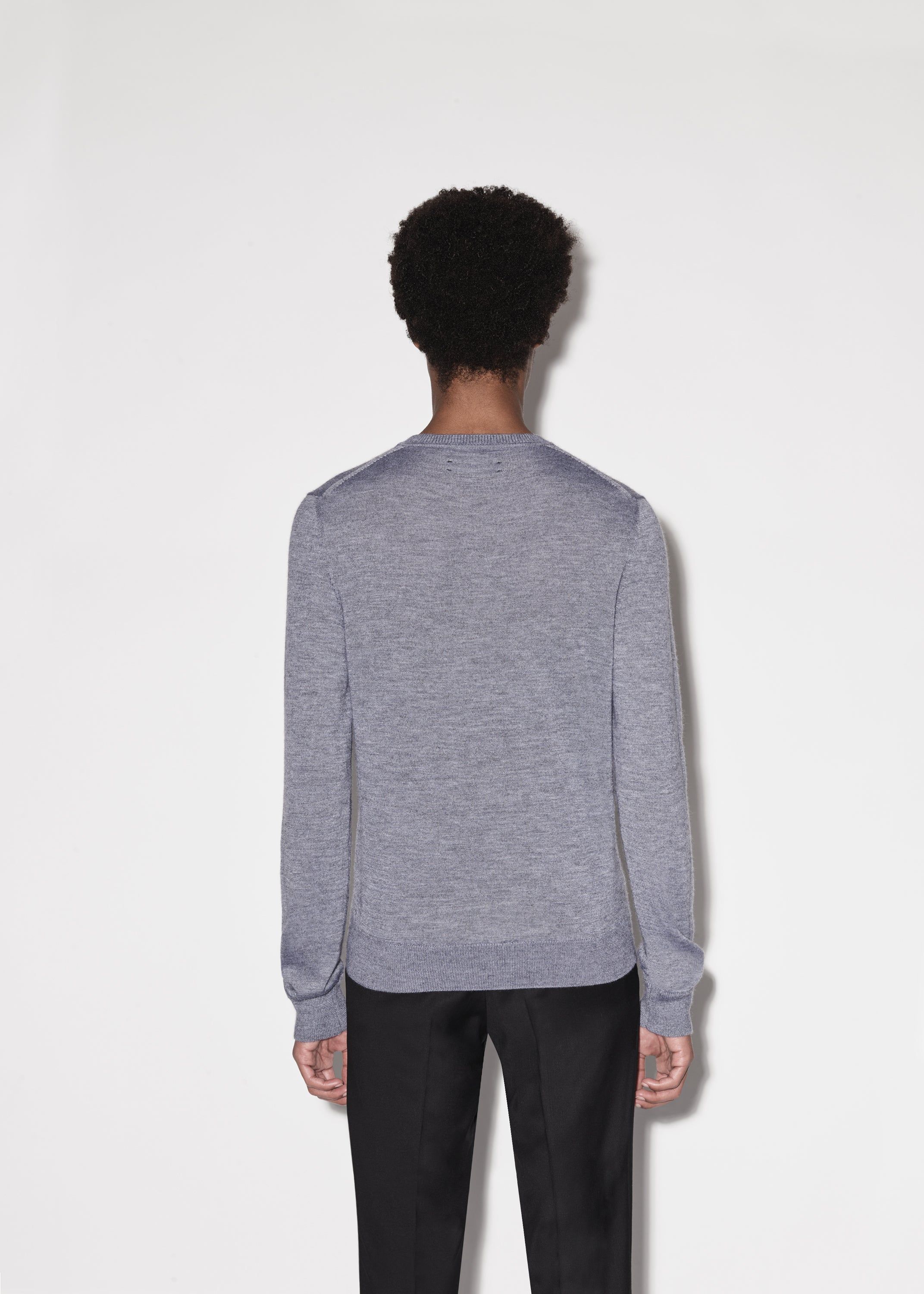 M.A. EMBROIDERED CREW - GREY sold by AMIRI product image thumbnail 4