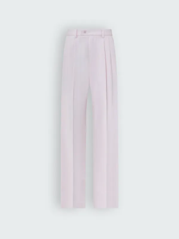 WOMEN -  DOUBLE PLEATED TROUSERS - PINK sold by AMIRI