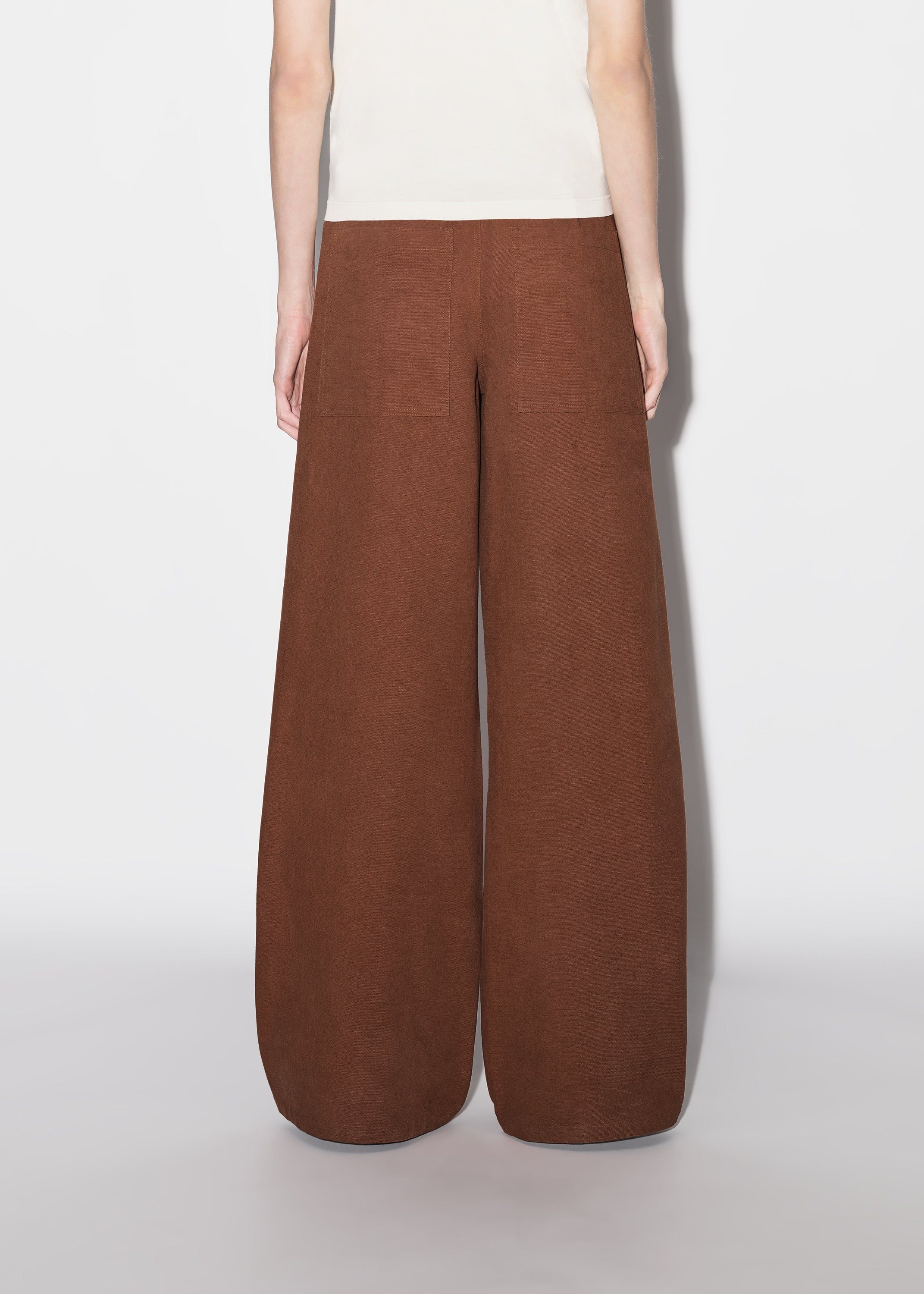 WOMEN - BAGGY CHINO - BROWN sold by AMIRI product image thumbnail 5