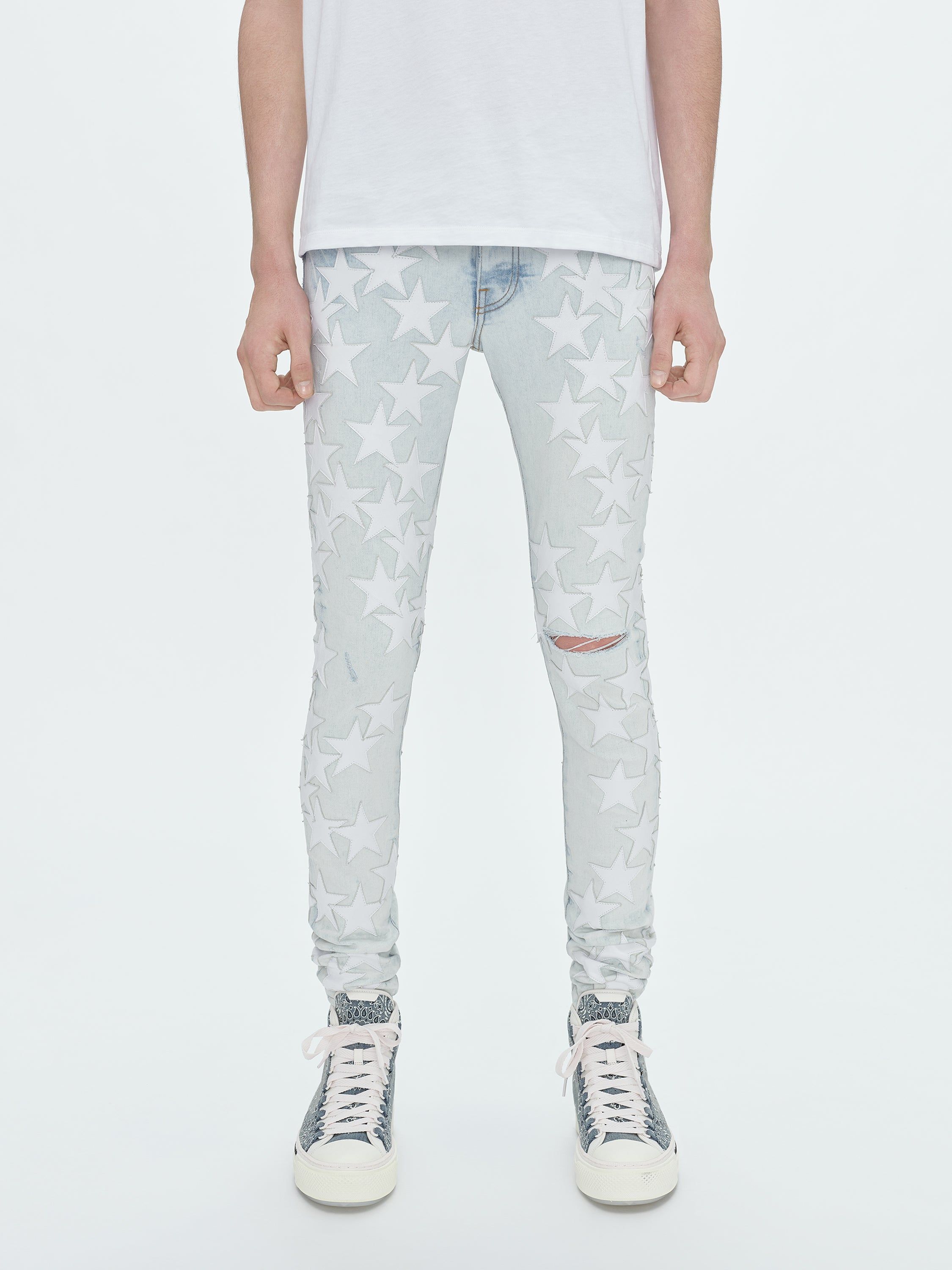 CHEMIST JEAN - BLEACHED INDIGO sold by AMIRI product image thumbnail 3