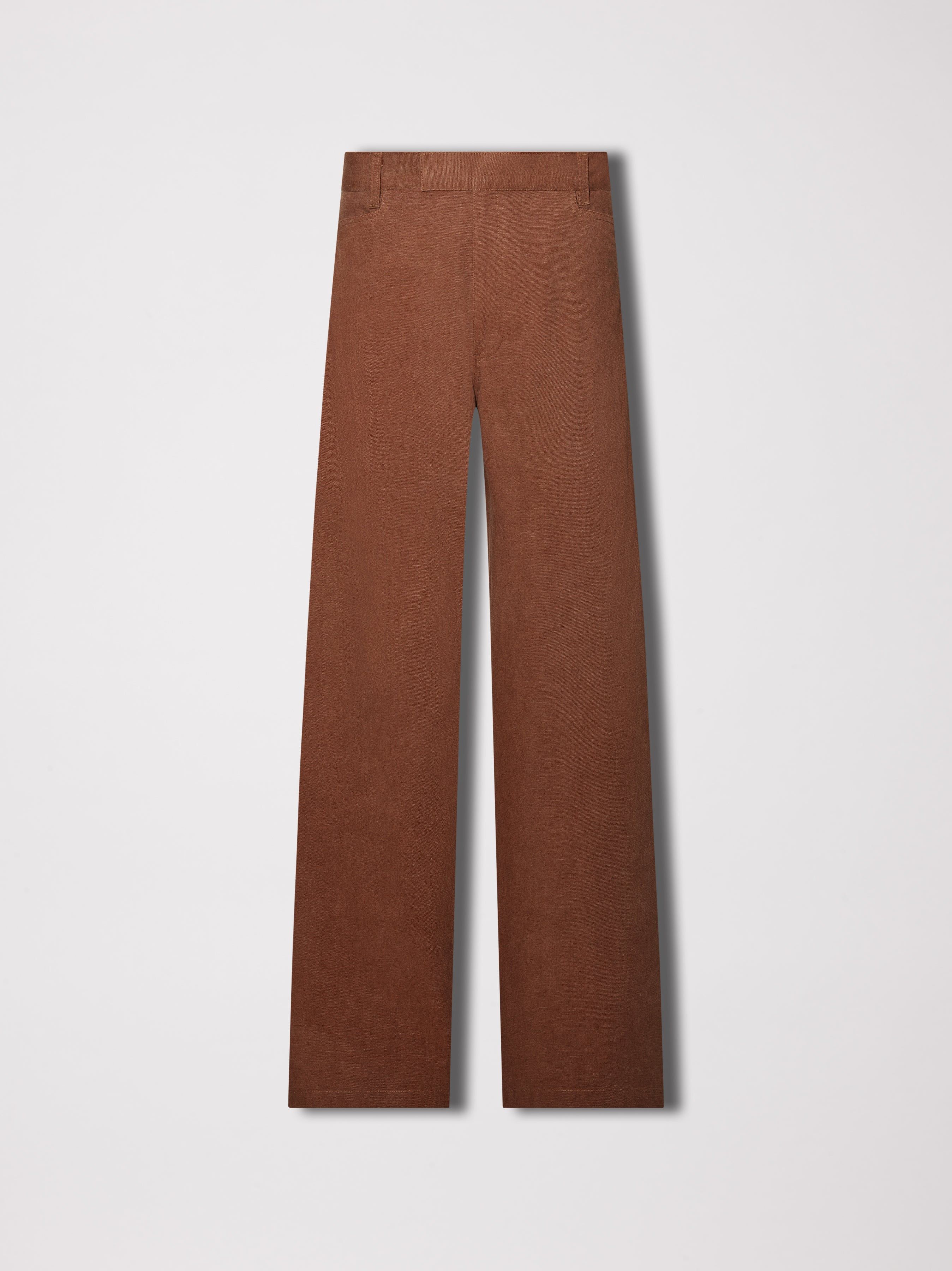 WOMEN - BAGGY CHINO - BROWN sold by AMIRI product image thumbnail 6