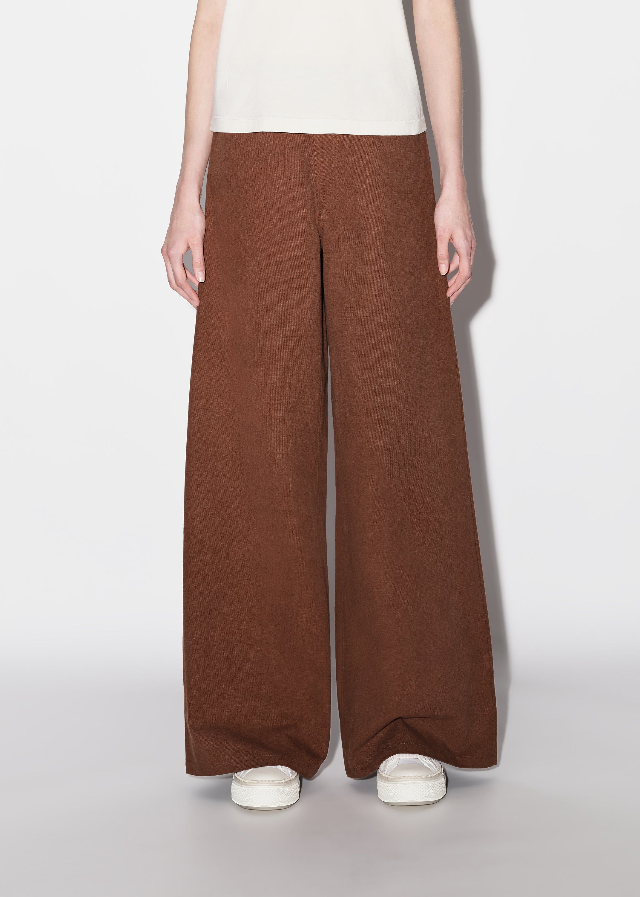 WOMEN - BAGGY CHINO - BROWN sold by AMIRI product image thumbnail 3