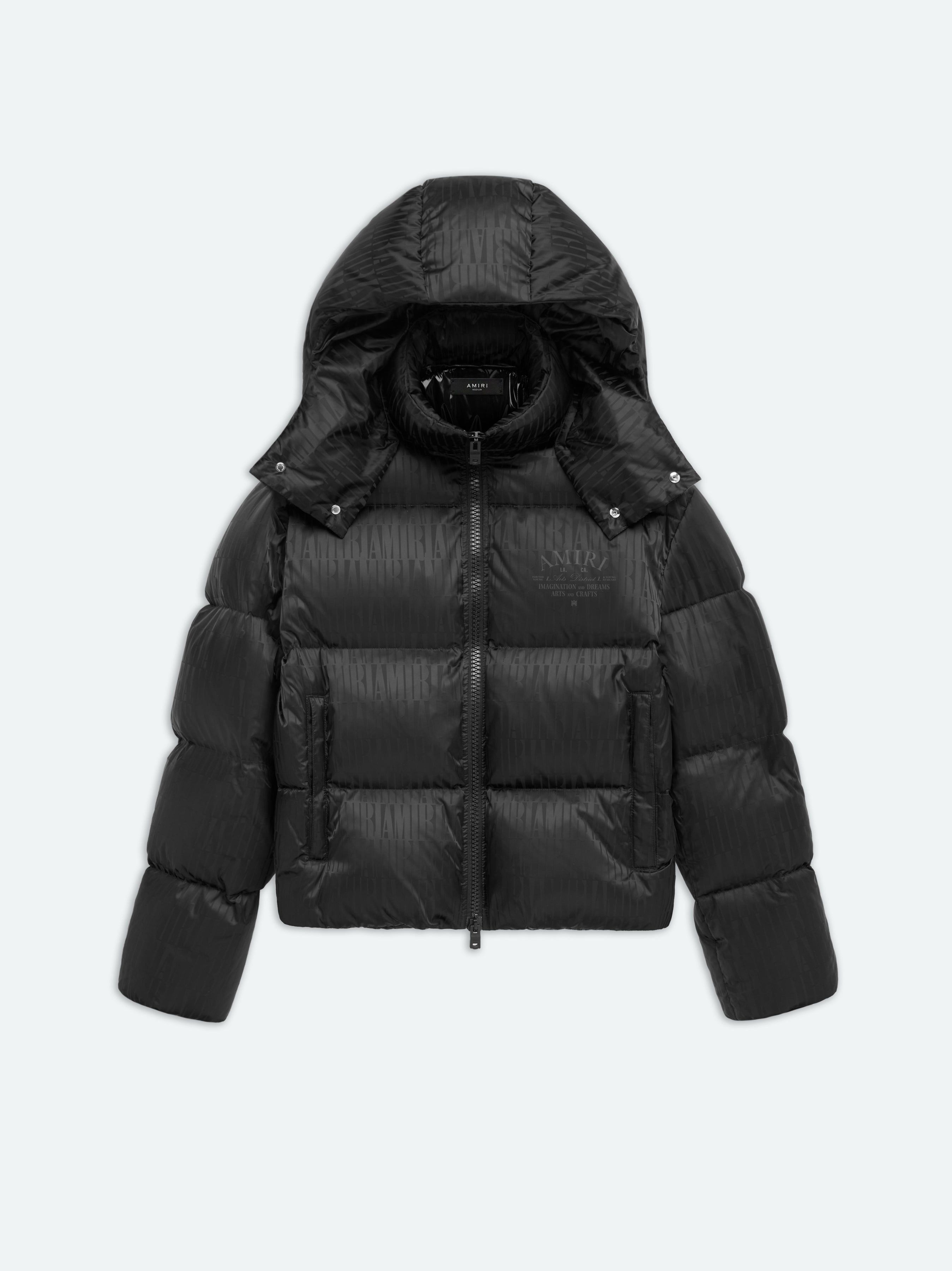 AMIRI JACQUARD PUFFER - BLACK sold by AMIRI