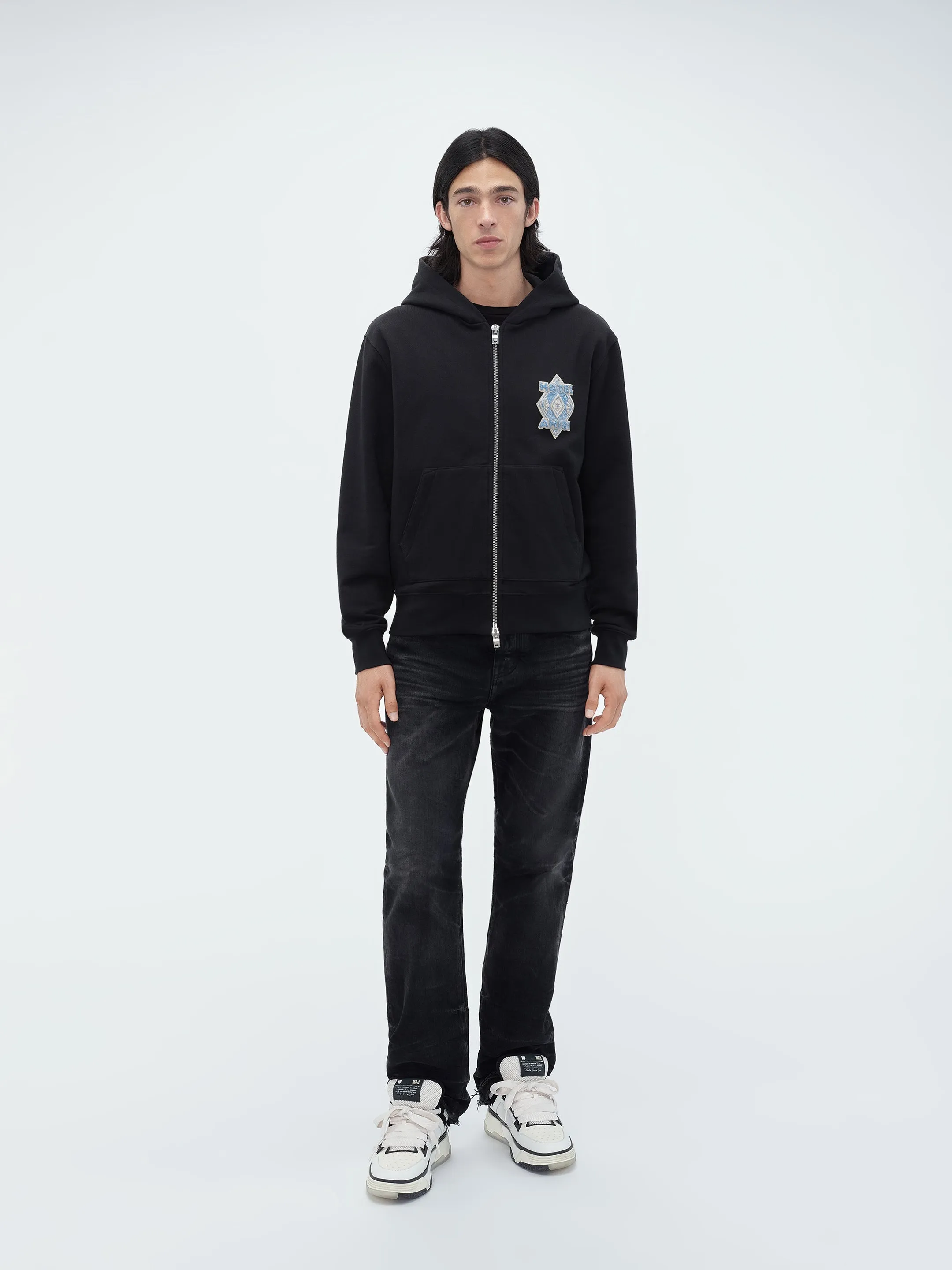 HOTEL AMIRI ZIP HOODIE - Black sold by AMIRI product image thumbnail 2