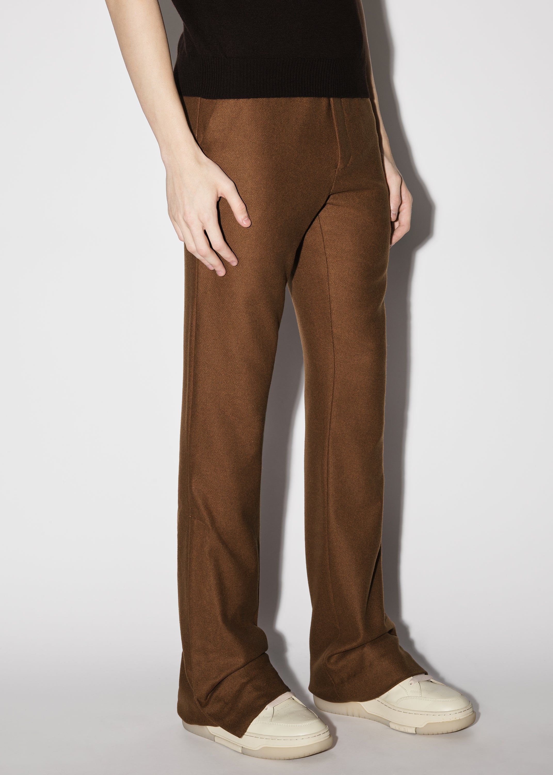 WOOL FLANNEL FLARE PANTS - CAMEL sold by AMIRI product image thumbnail 3
