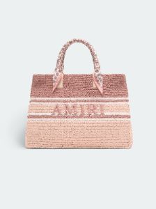 【夏にピッタリ！★AMIRI ★Women's Raffia カゴ Tote Bag】 夏にピッタリ！☆AMIRI ☆Women's Raffia カゴ Tote Bag