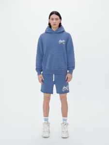 AMIRI 22 HOODIE - BLUEFIN sold by AMIRI